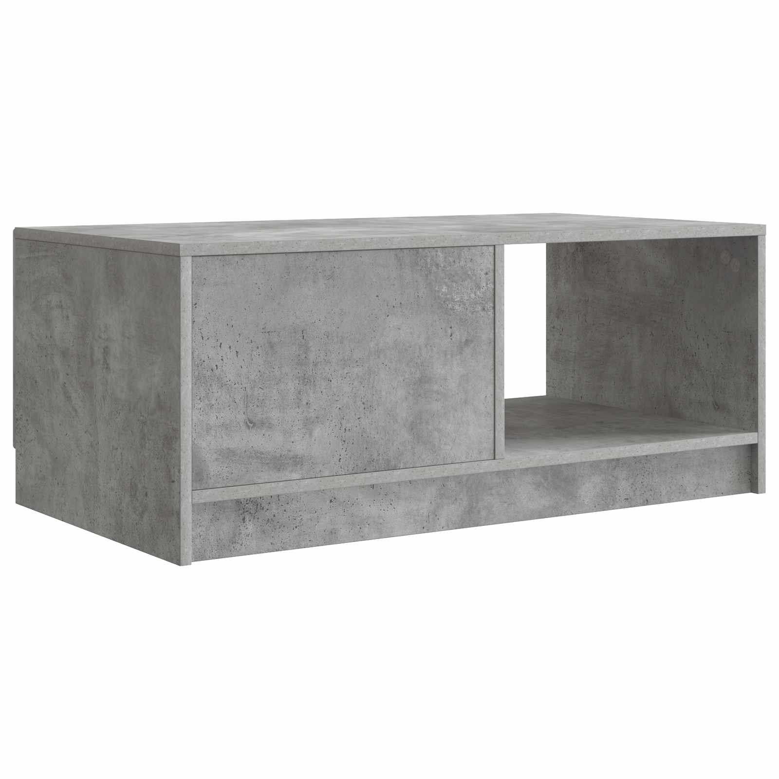 Table basse Gris béton 90 x 50 x 37 cm Bois d'ingénierie - XIOS