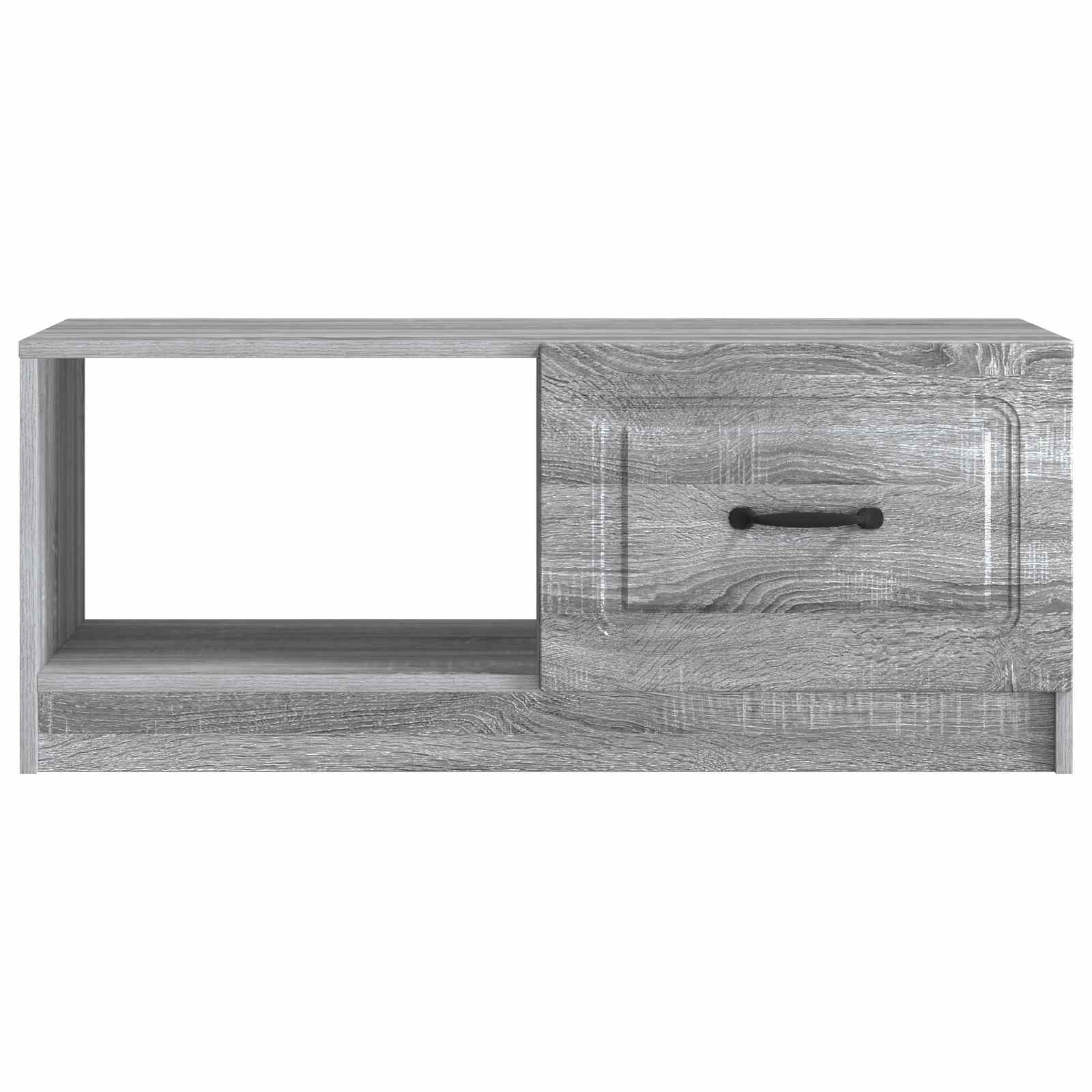 Table basse Sonoma gris 90 x 50 x 37 cm Bois d'ingénierie - XIOS