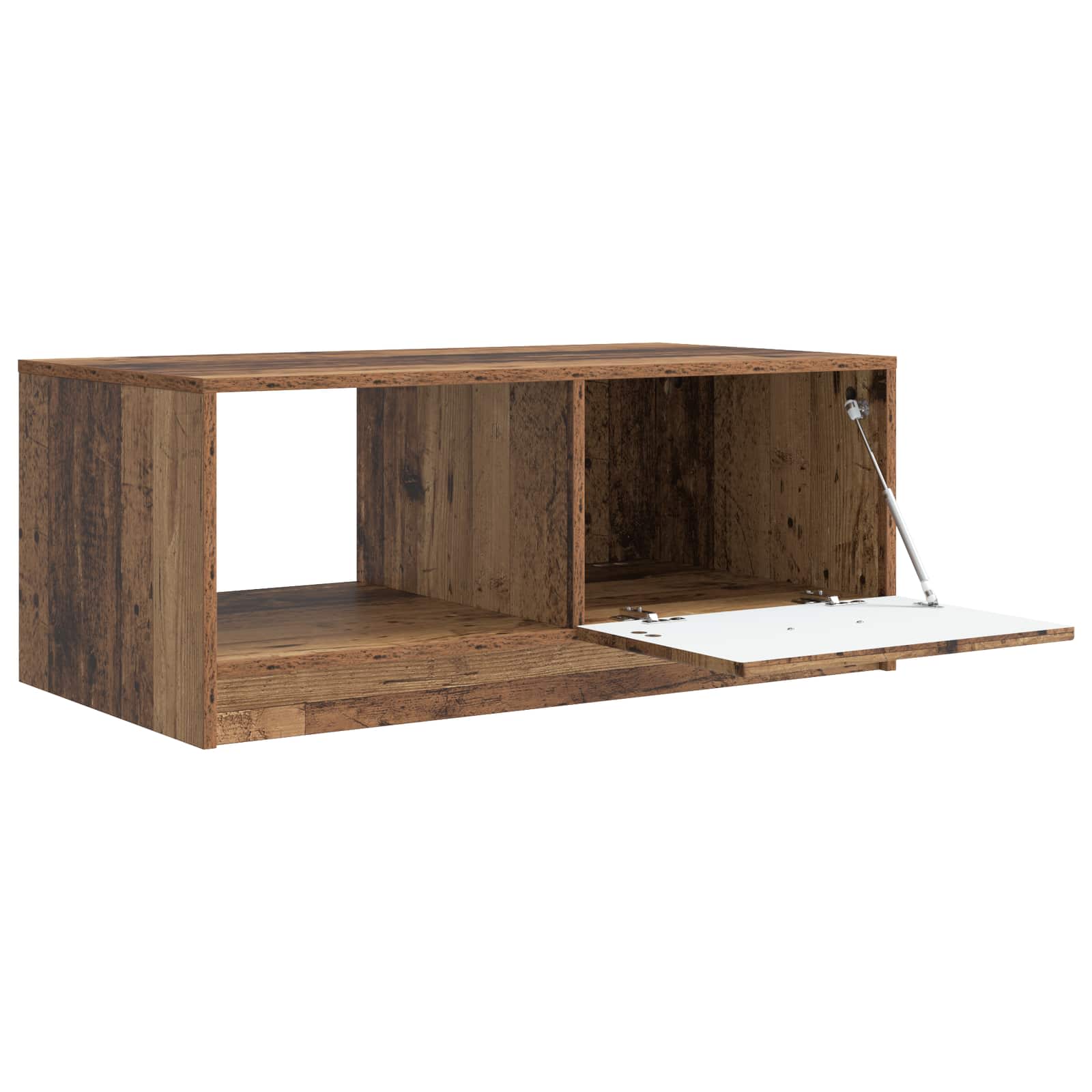 Table basse Bois ancien 90 x 50 x 37 cm Bois d'ingénierie - XIOS