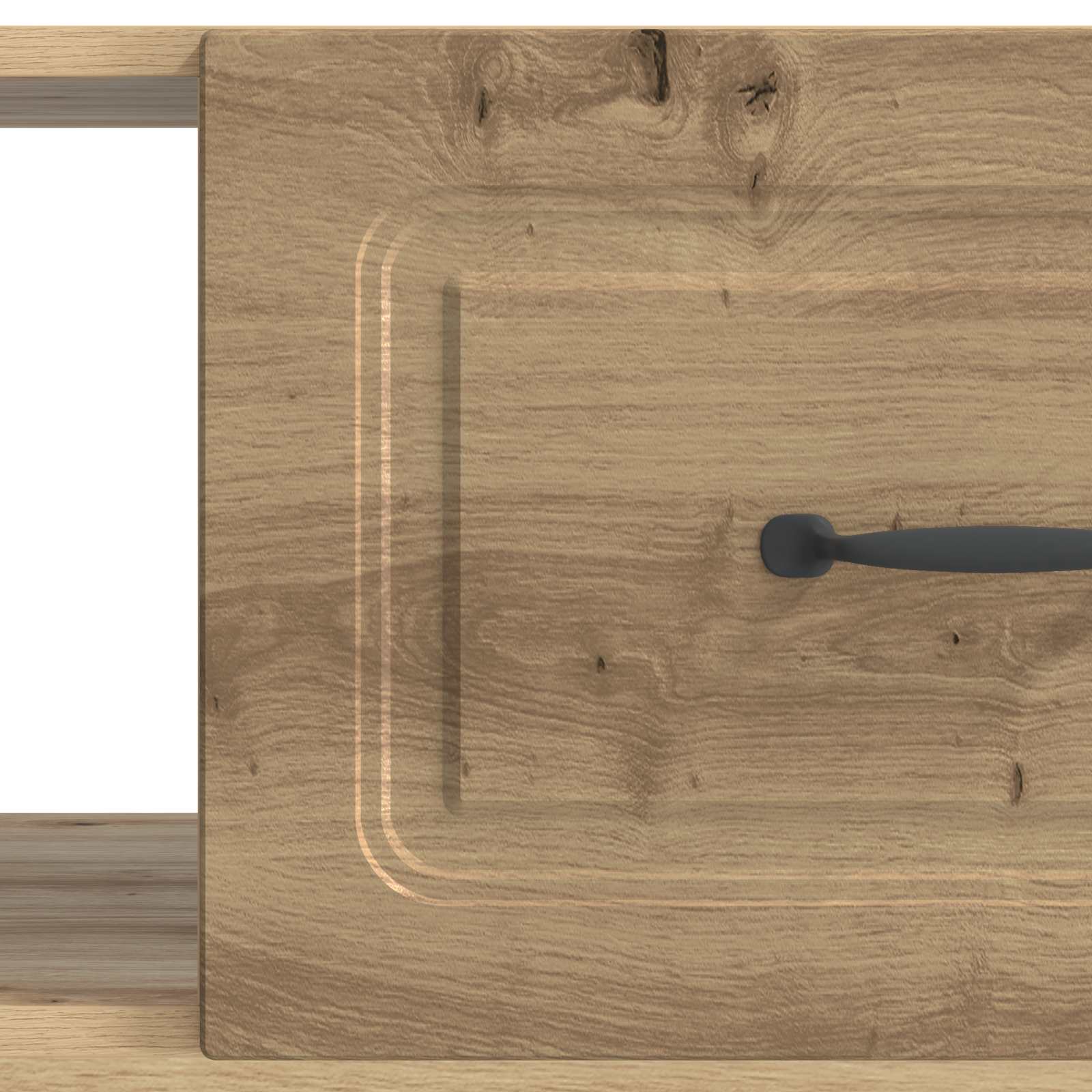Table basse Chêne artisanal 90 x 50 x 37 cm Bois d'ingénierie - XIOS