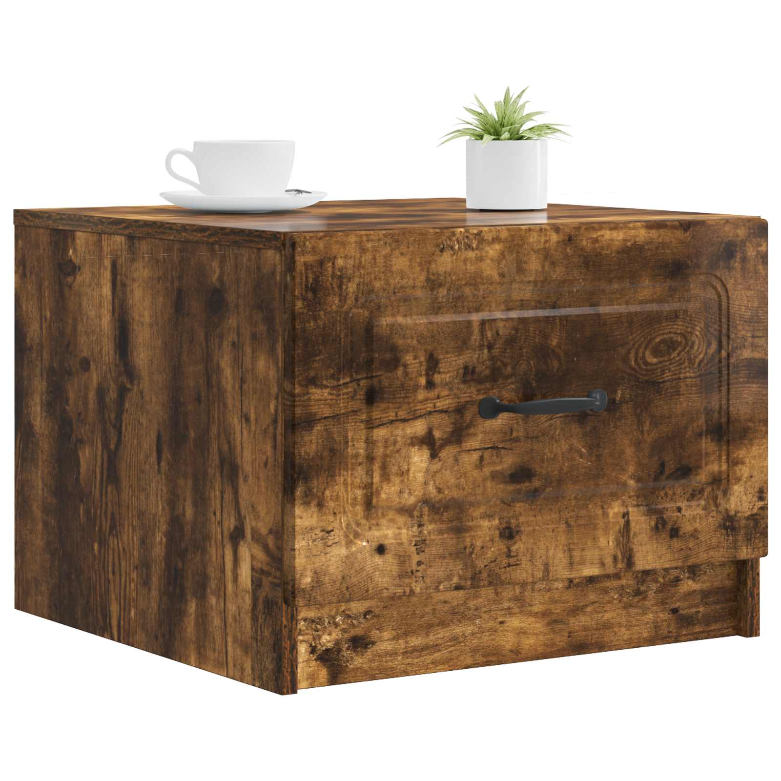 Table basse Chêne fumé 49 x 50 x 37 cm Bois d'ingénierie - XIOS
