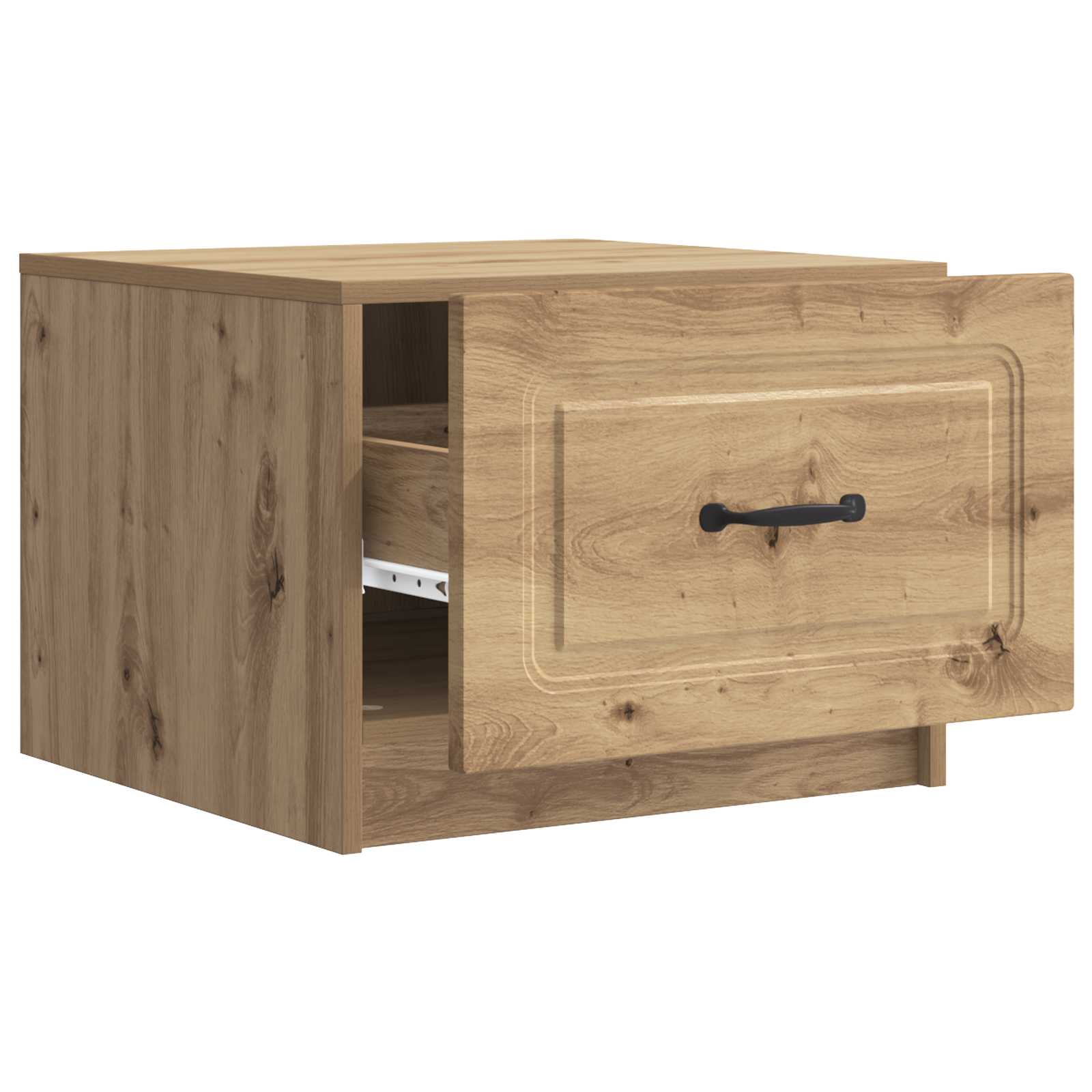 Table basse Chêne artisanal 49 x 50 x 37 cm Bois d'ingénierie - XIOS