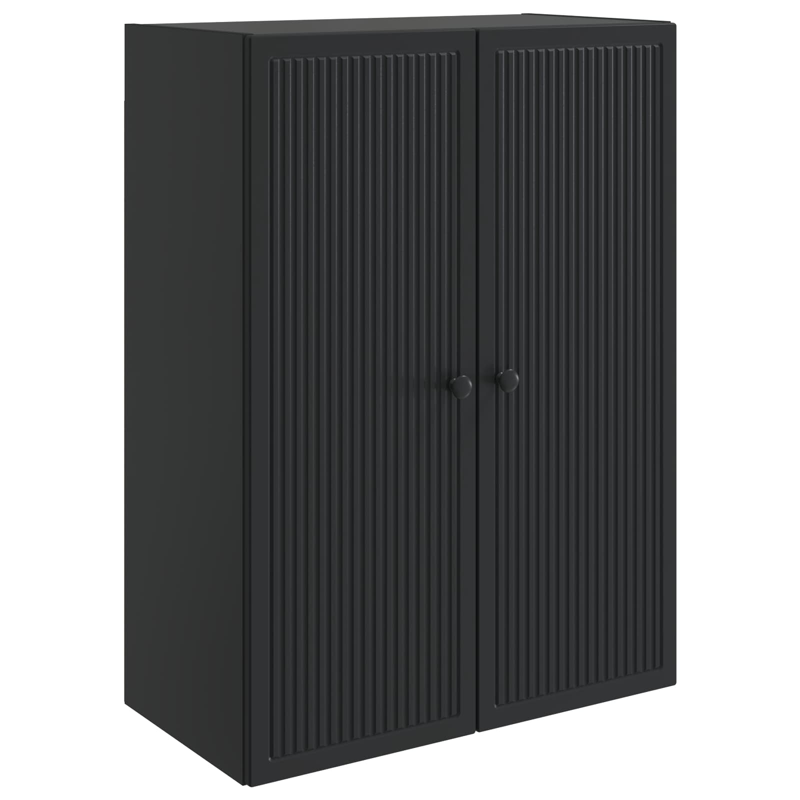 Armoire Murale Noir 66 x 34,5 x 90 cm Bois d'ingénierie - XIOS