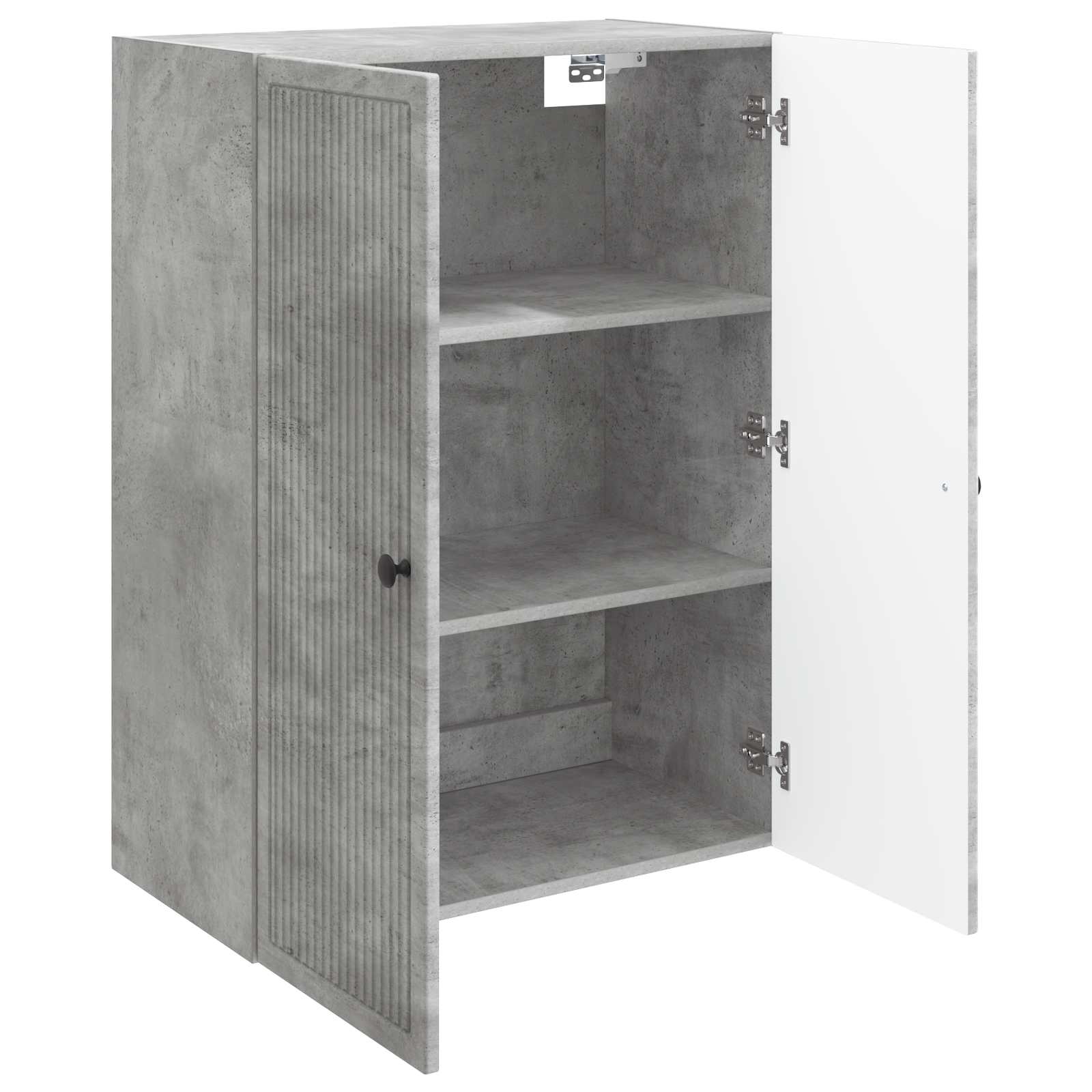 Armoire Murale Gris béton 66 x 34,5 x 90 cm Bois d'ingénierie - XIOS