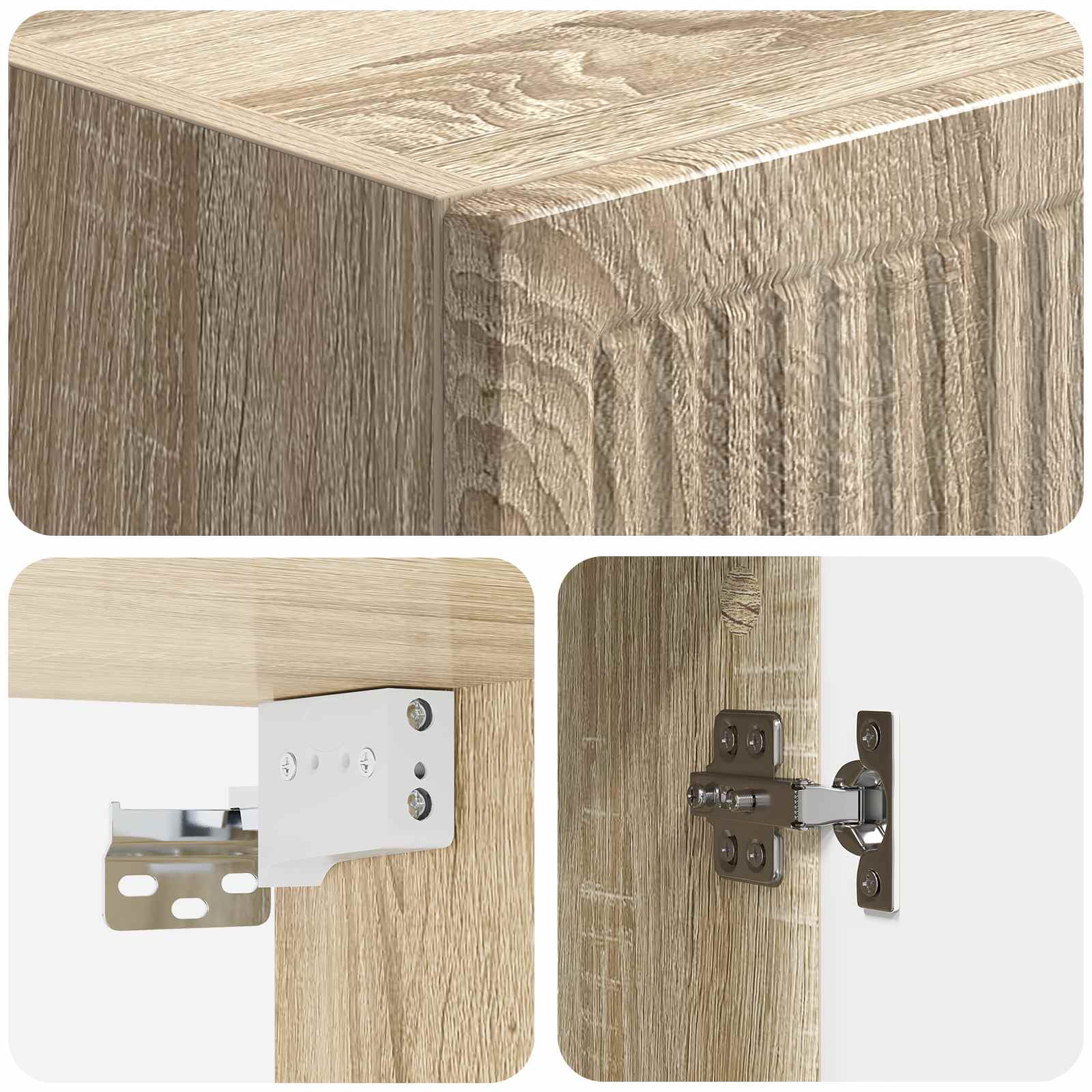 Armoire Murale Chêne Sonoma 33 x 34,5 x 90 cm Bois d'ingénierie - XIOS