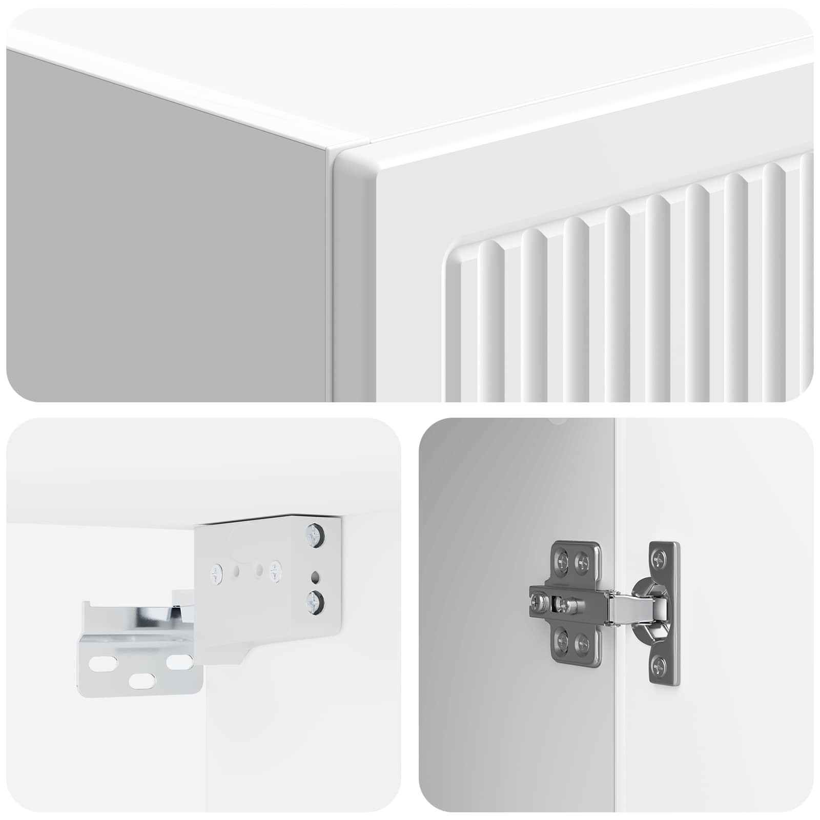Armoire Murale Blanc brillant 33 x 34,5 x 90 cm - XIOS
