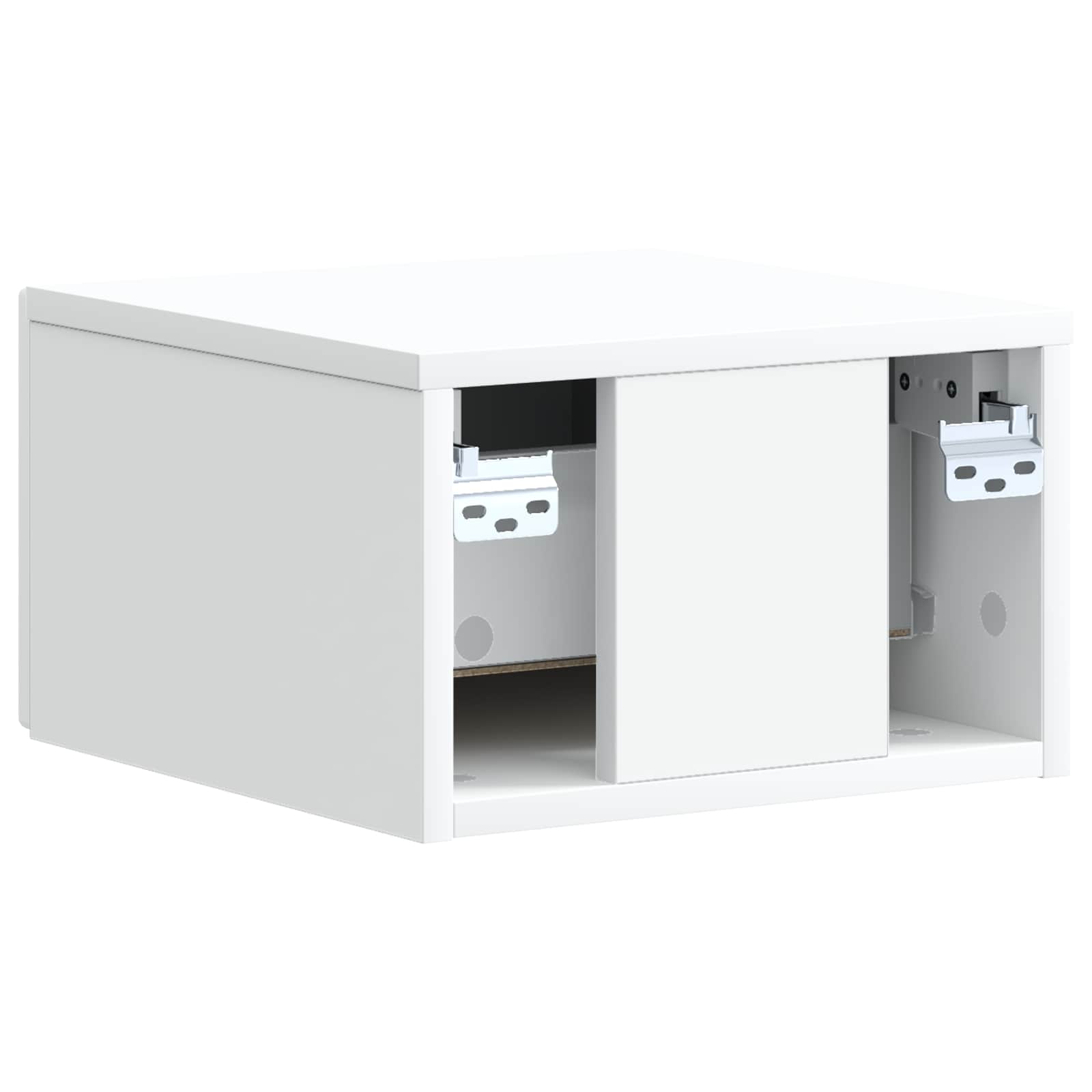 Cabinet de chevet mural 2 pcs Blanc 33 x 34,5 x 20 cm - XIOS