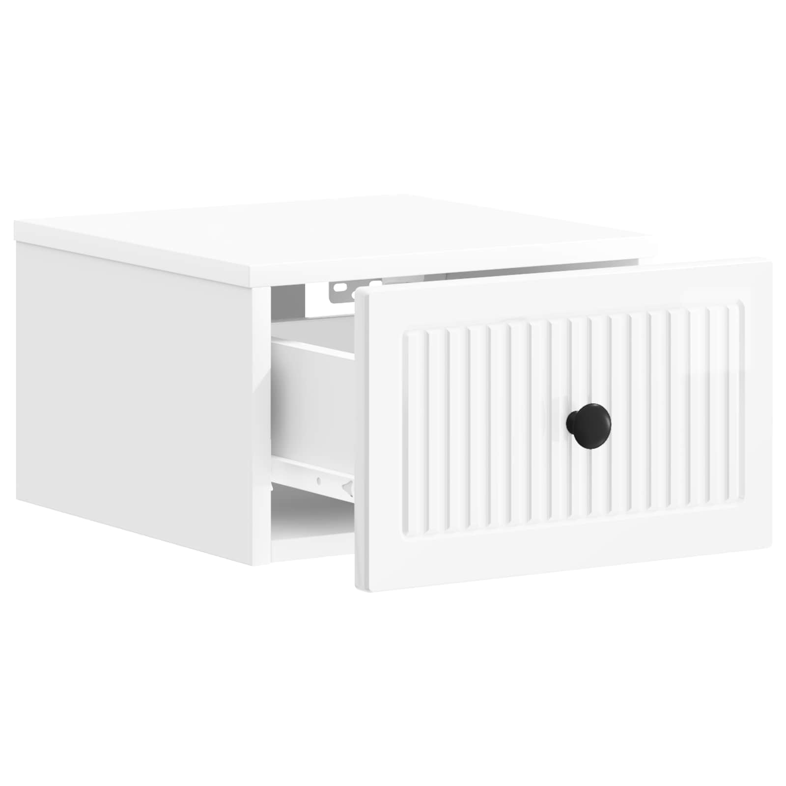 Cabinet de chevet mural Blanc brillant 33 x 34,5 x 20 cm - XIOS