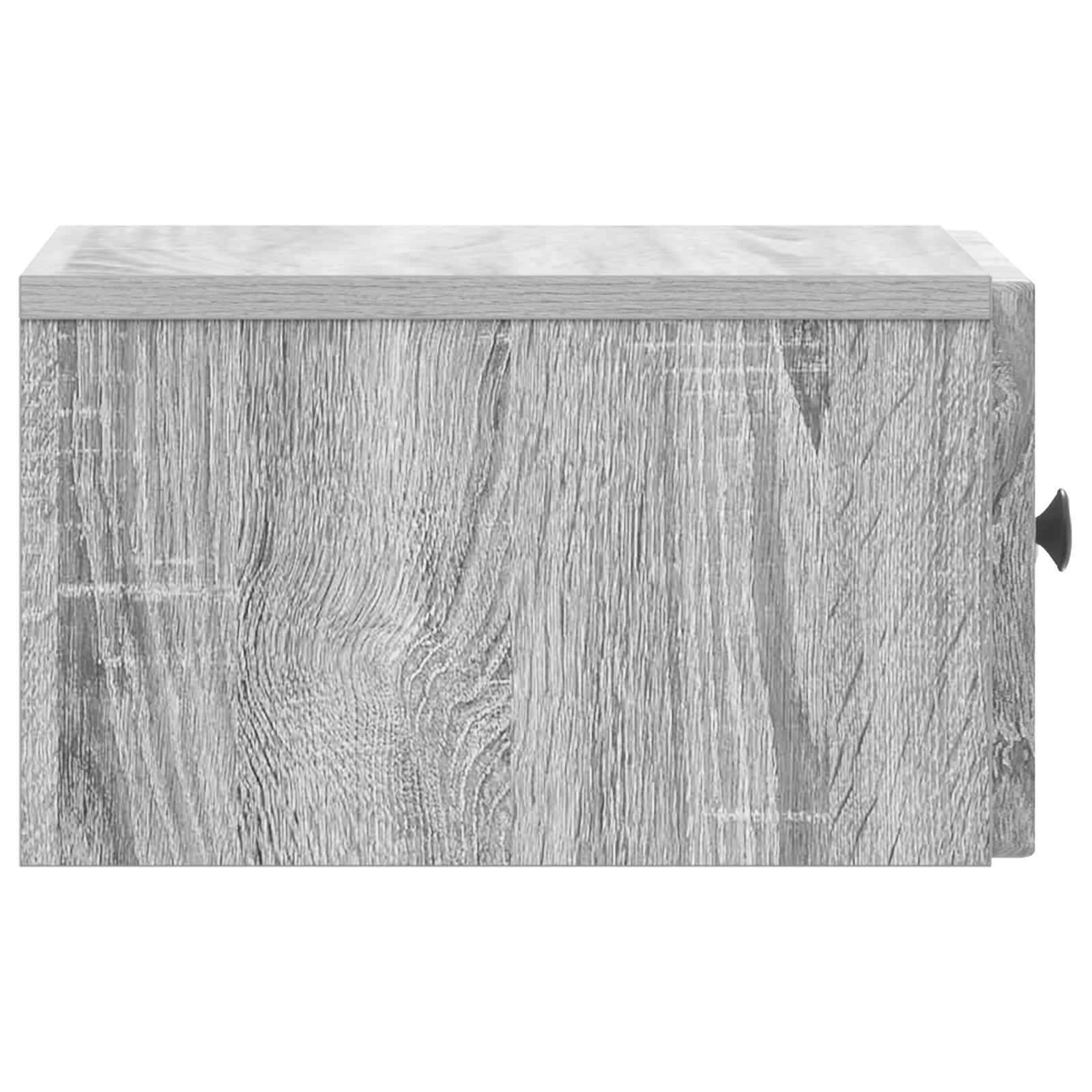 Cabinet de chevet mural 2 pcs Sonoma gris 33 x 34,5 x 20 cm - XIOS