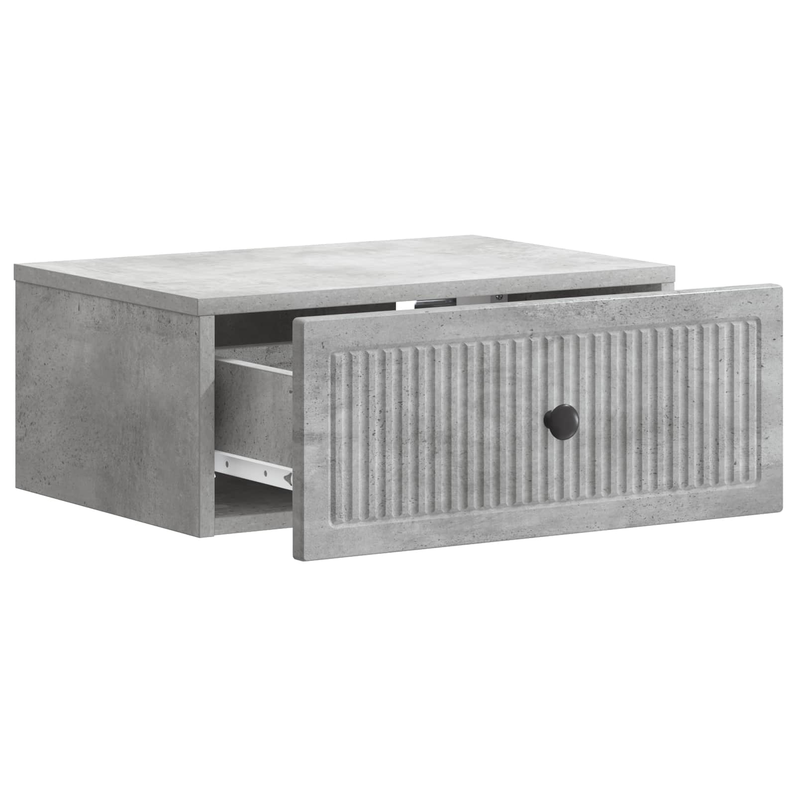 Cabinet de chevet 2 pcs Gris béton 49 x 34,5 x 20 cm - XIOS