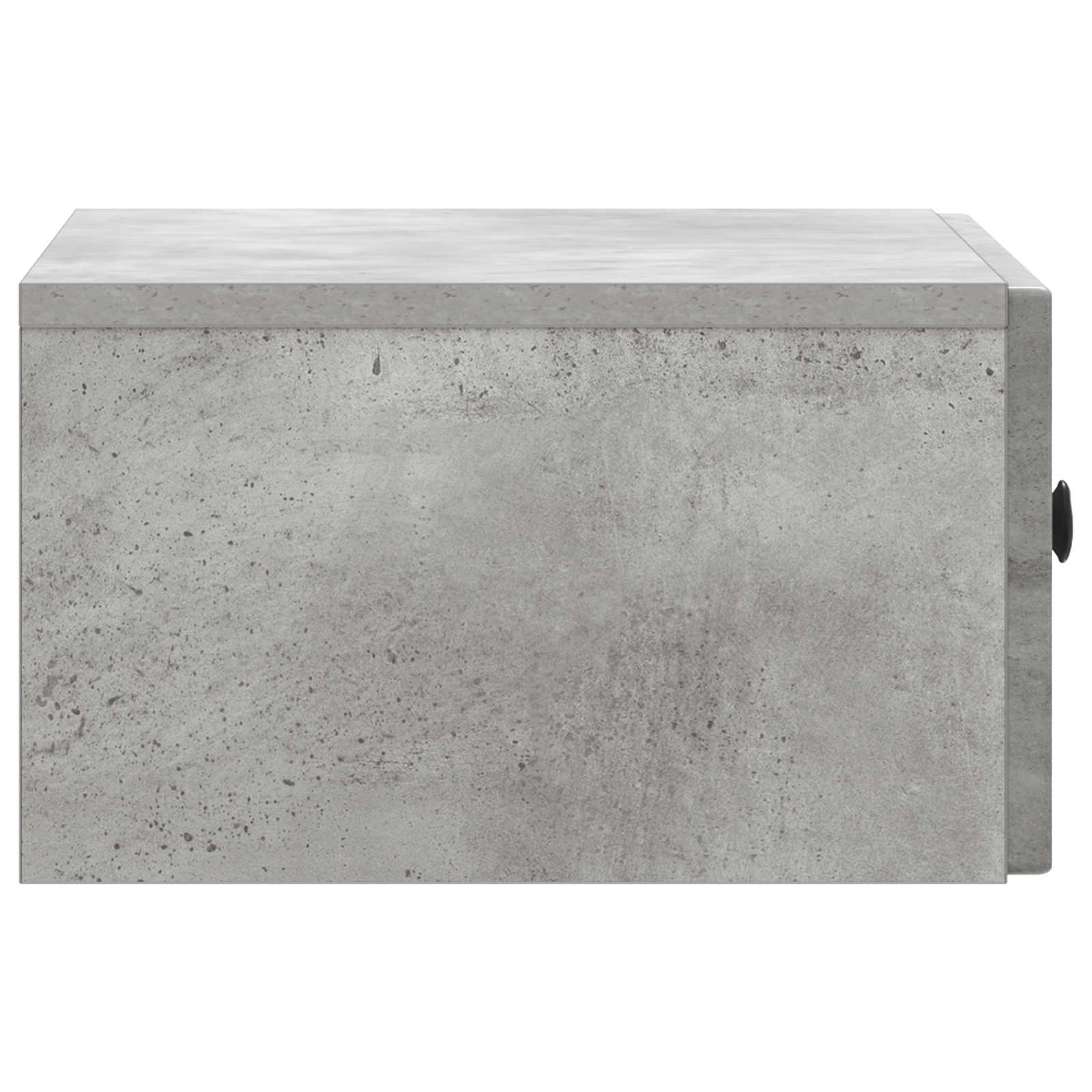 Cabinet de chevet 2 pcs Gris béton 49 x 34,5 x 20 cm - XIOS