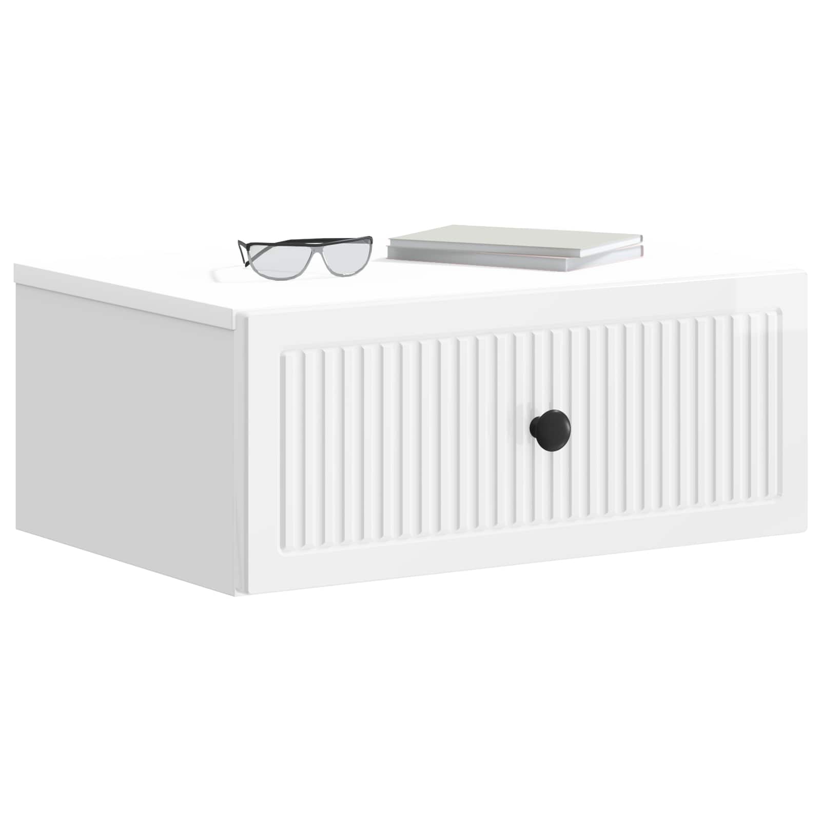 Cabinet de chevet 2 pcs Blanc brillant 49 x 34,5 x 20 cm - XIOS