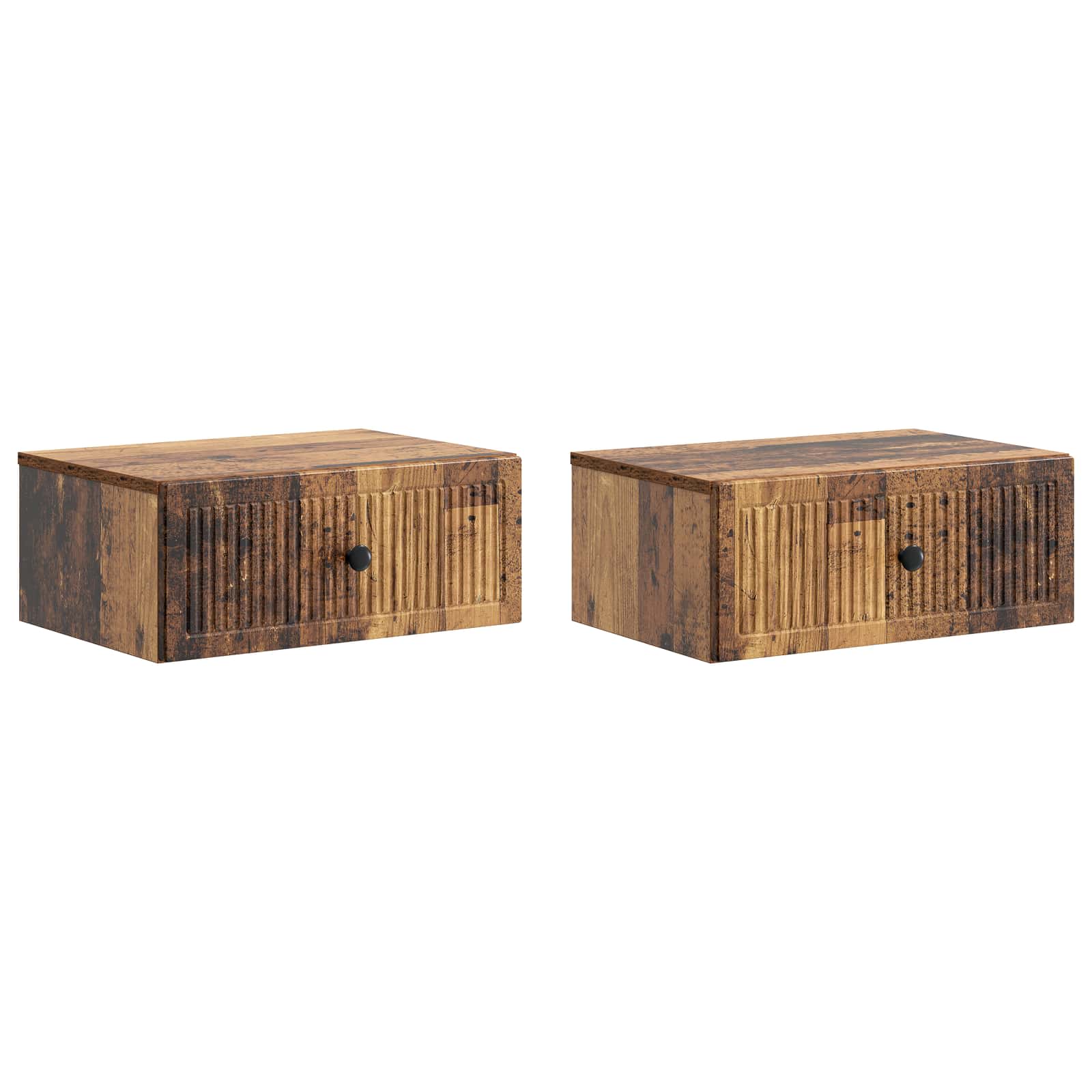Cabinet de chevet 2 pcs Bois ancien 49 x 34,5 x 20 cm - XIOS