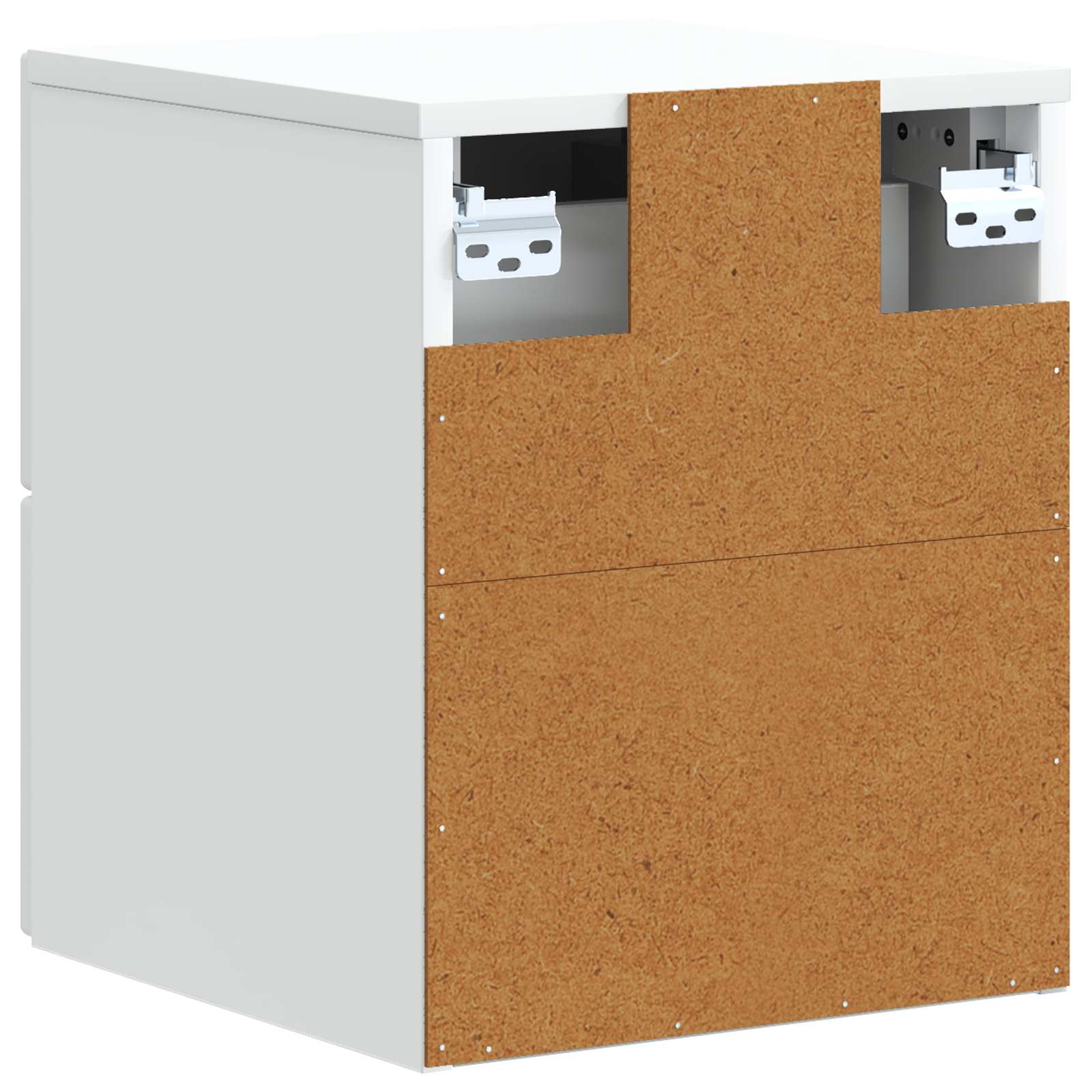 Cabinet de chevet mural 2 pcs Blanc 33 x 34,5 x 40 cm - XIOS