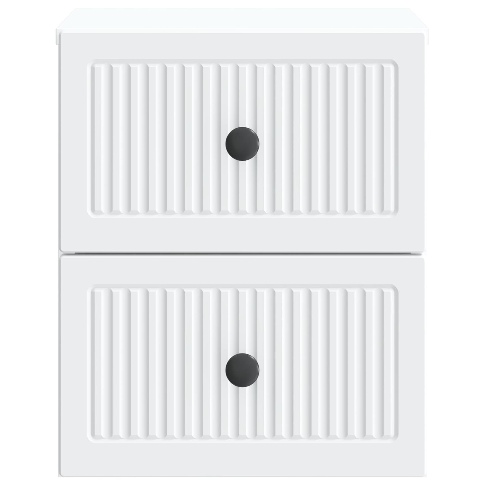 Cabinet de chevet mural 2 pcs Blanc 33 x 34,5 x 40 cm - XIOS