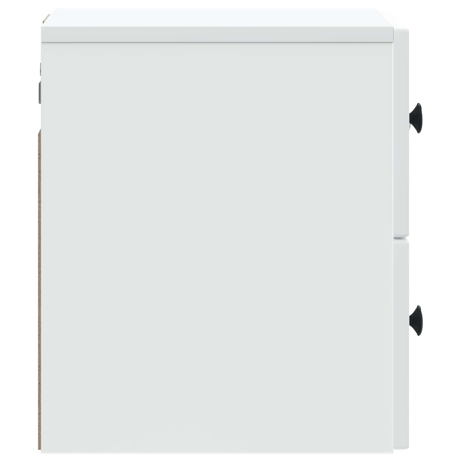 Cabinet de chevet mural 2 pcs Blanc 33 x 34,5 x 40 cm - XIOS