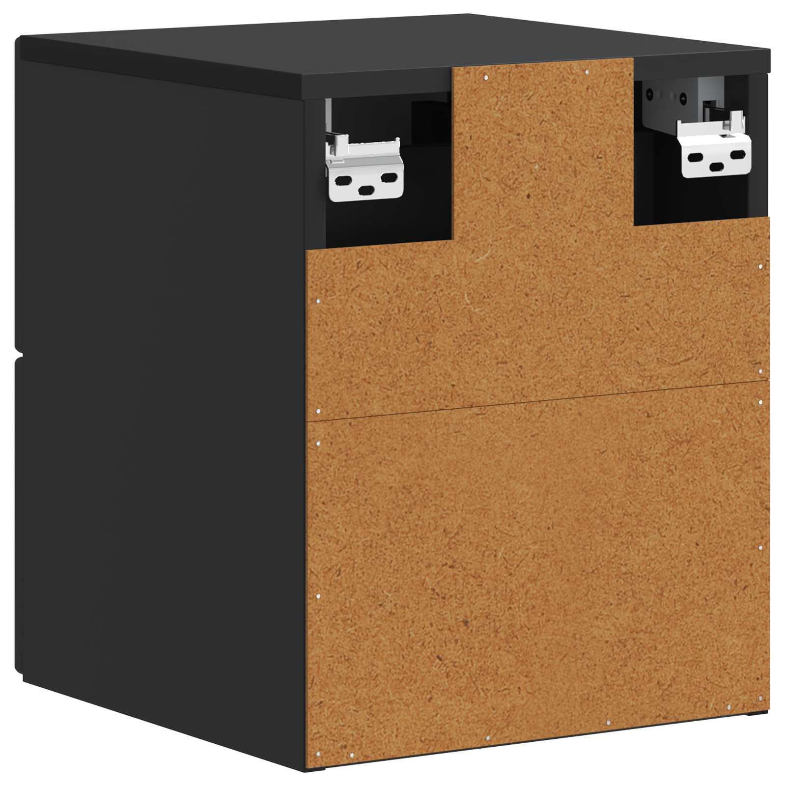Cabinet de chevet mural 2 pcs Noir 33 x 34,5 x 40 cm - XIOS