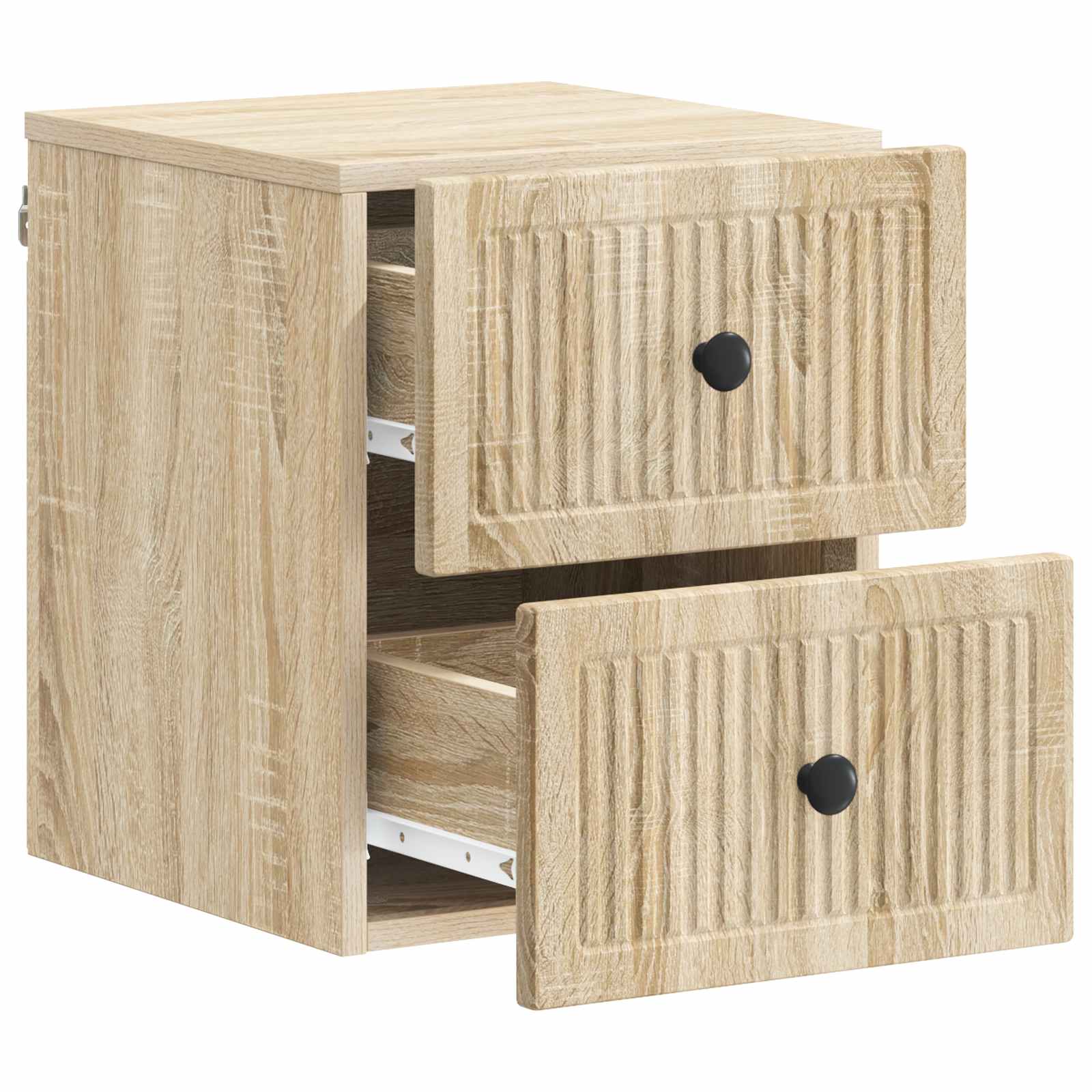Cabinet de chevet mural 2 pcs Chêne Sonoma 33 x 34,5 x 40 cm - XIOS