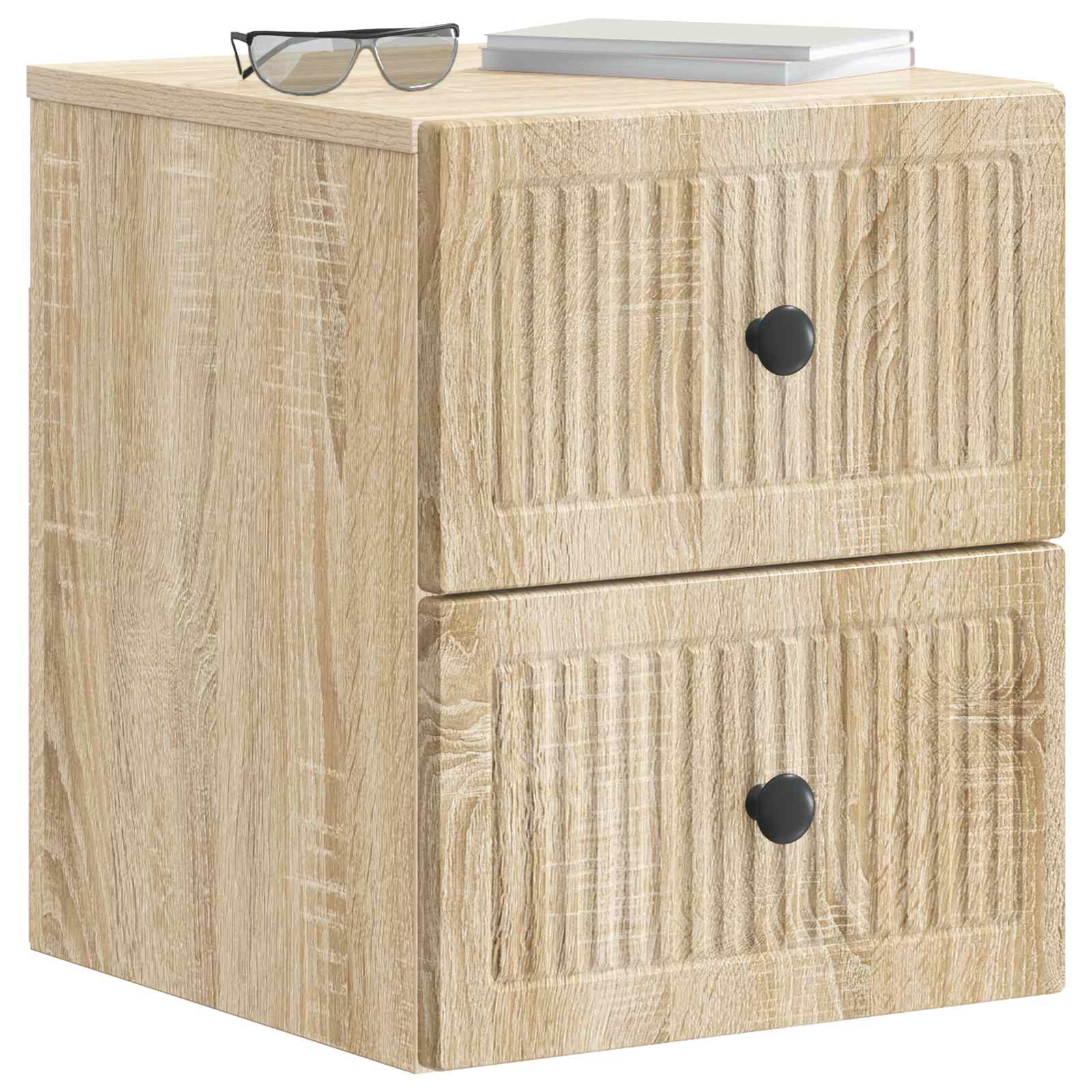 Cabinet de chevet mural 2 pcs Chêne Sonoma 33 x 34,5 x 40 cm - XIOS