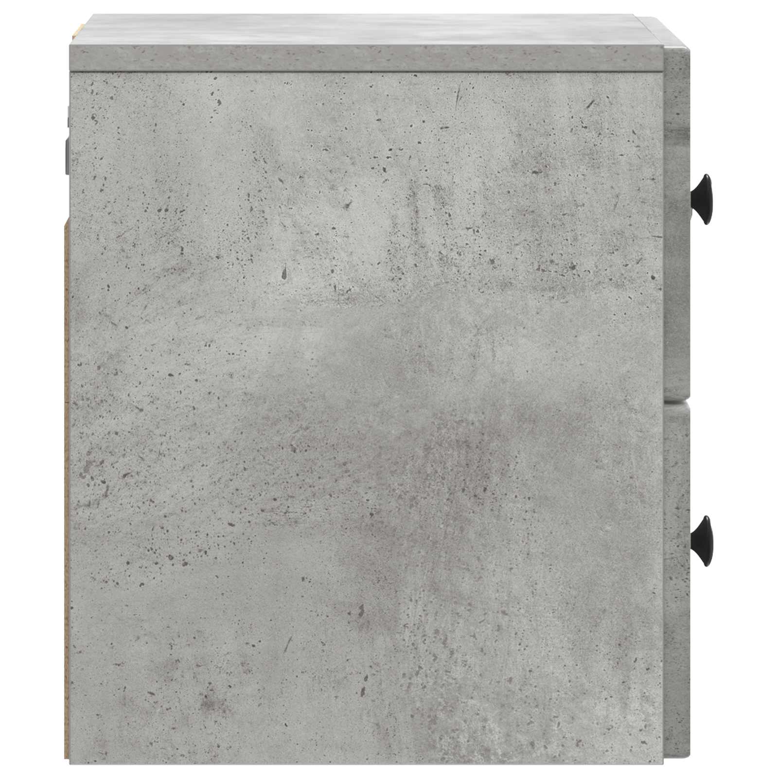 Cabinet de chevet mural 2 pcs Gris béton 33 x 34,5 x 40 cm - XIOS