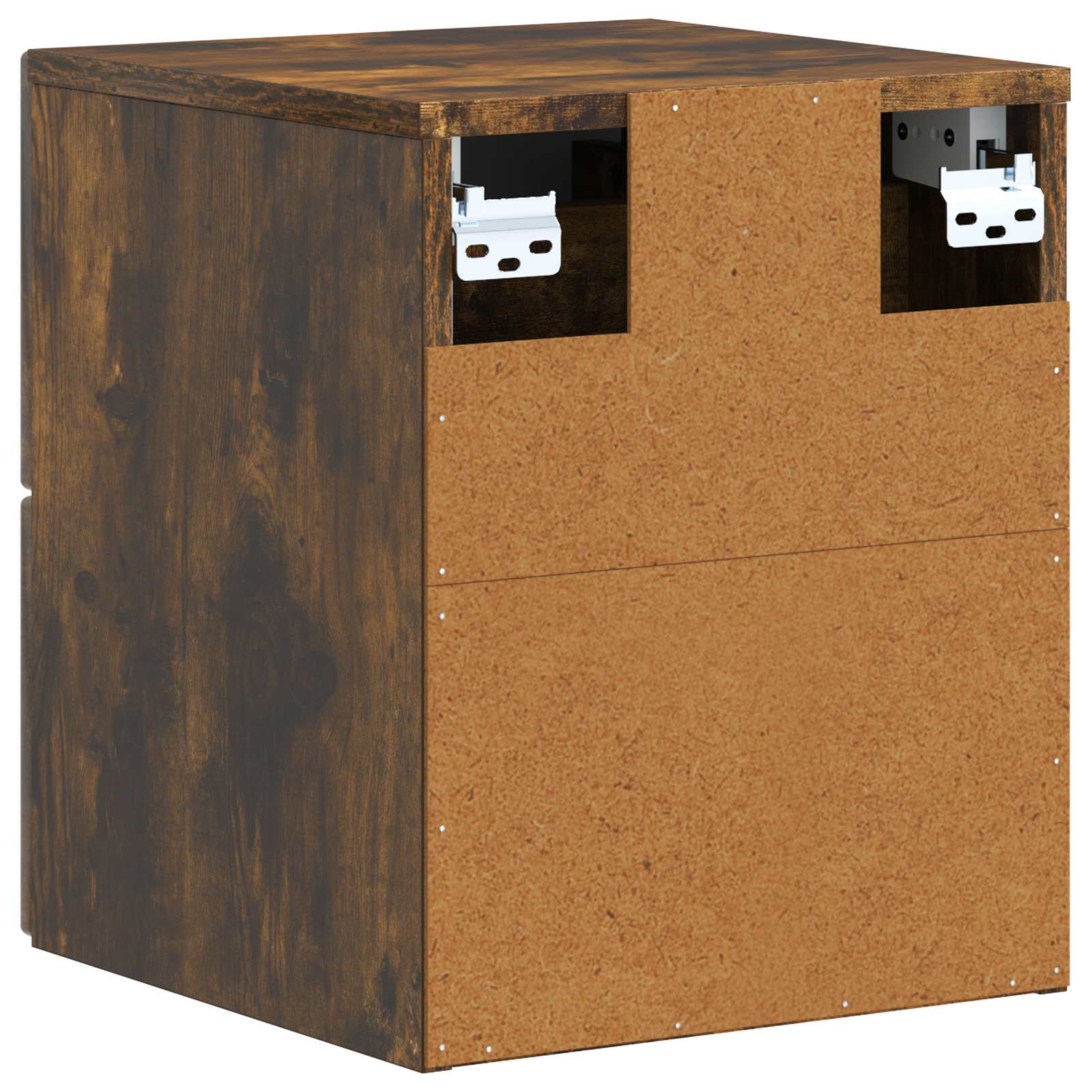Cabinet de chevet mural 2 pcs Chêne fumé 33 x 34,5 x 40 cm - XIOS