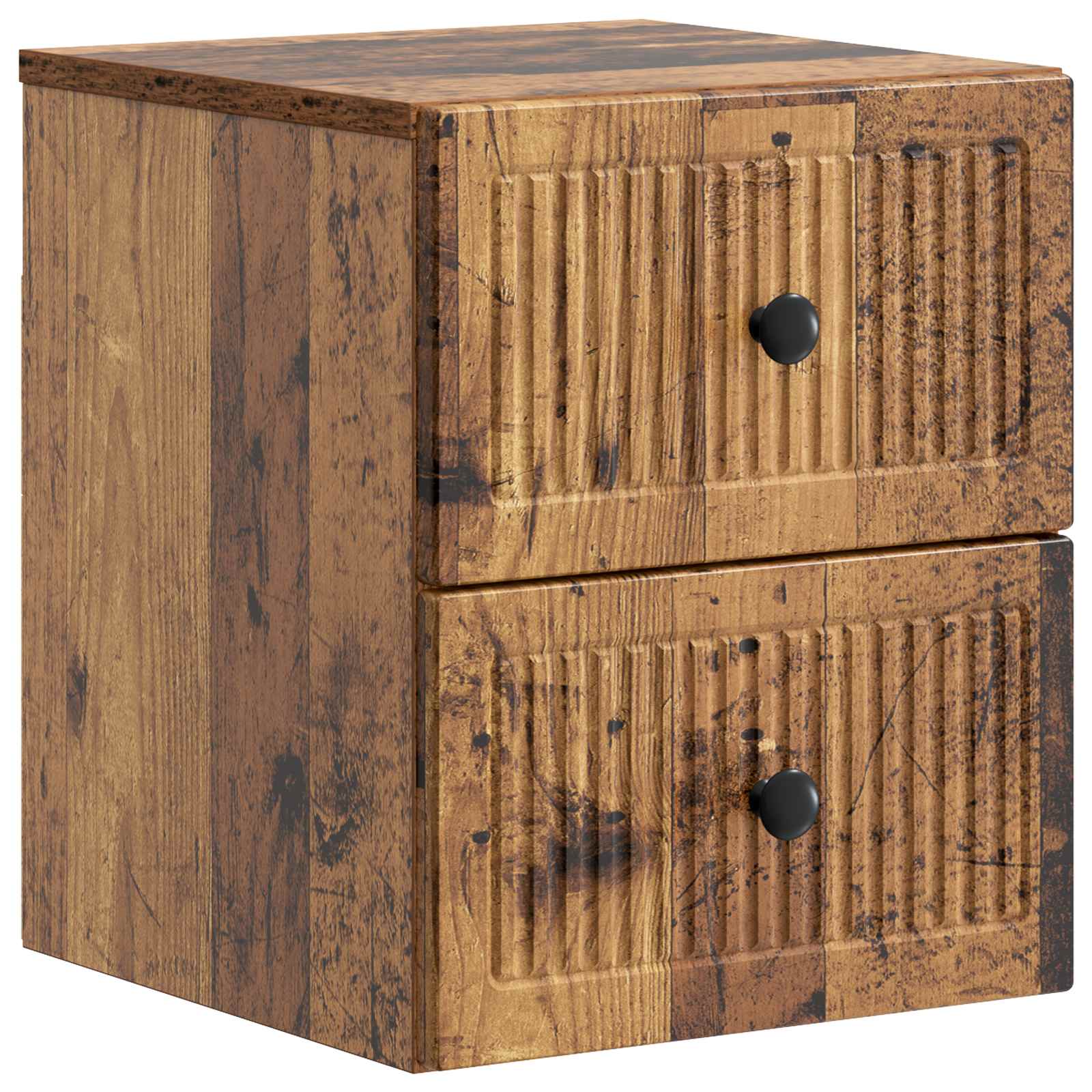 Cabinet de chevet mural 2 pcs Bois ancien 33 x 34,5 x 40 cm - XIOS