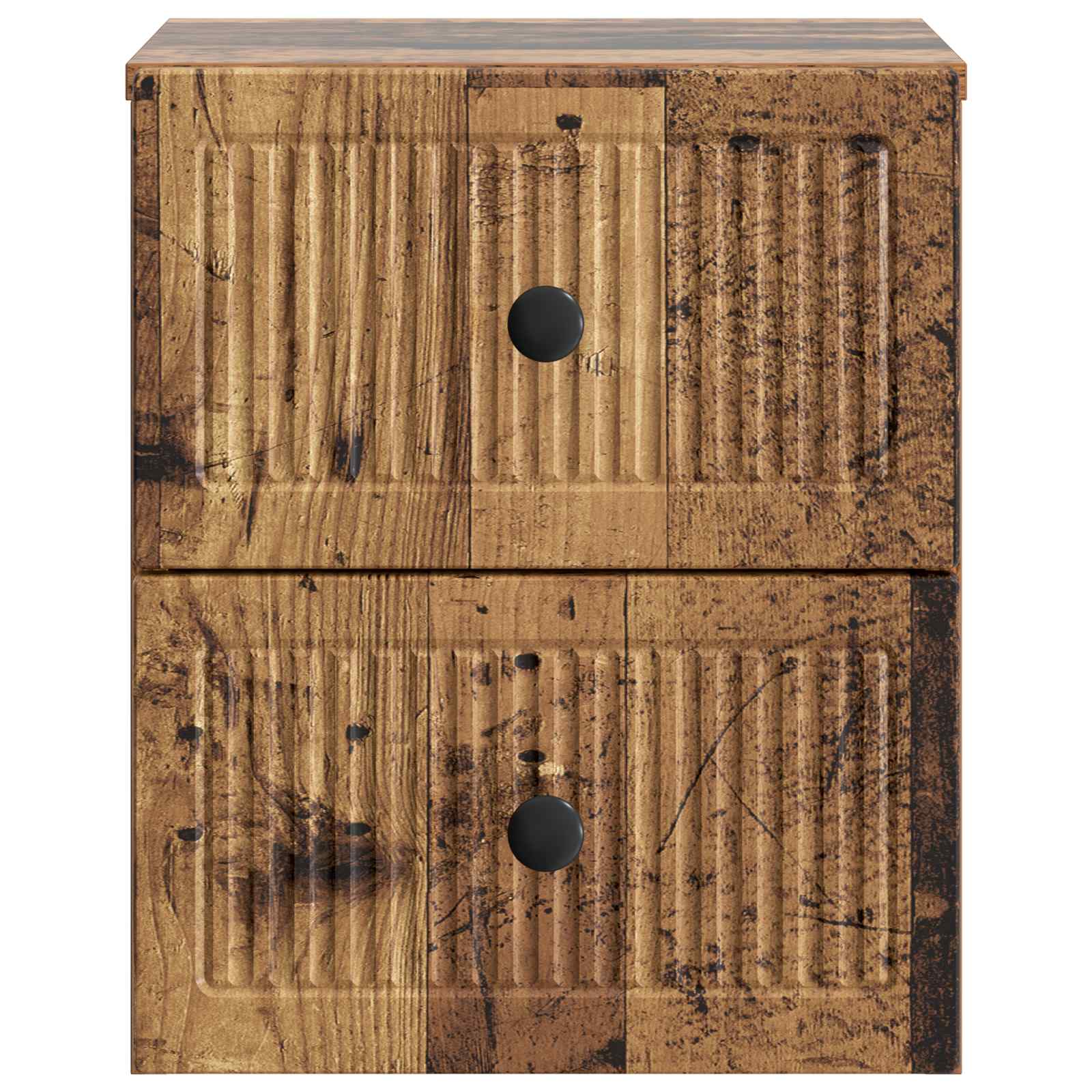 Cabinet de chevet mural 2 pcs Bois ancien 33 x 34,5 x 40 cm - XIOS