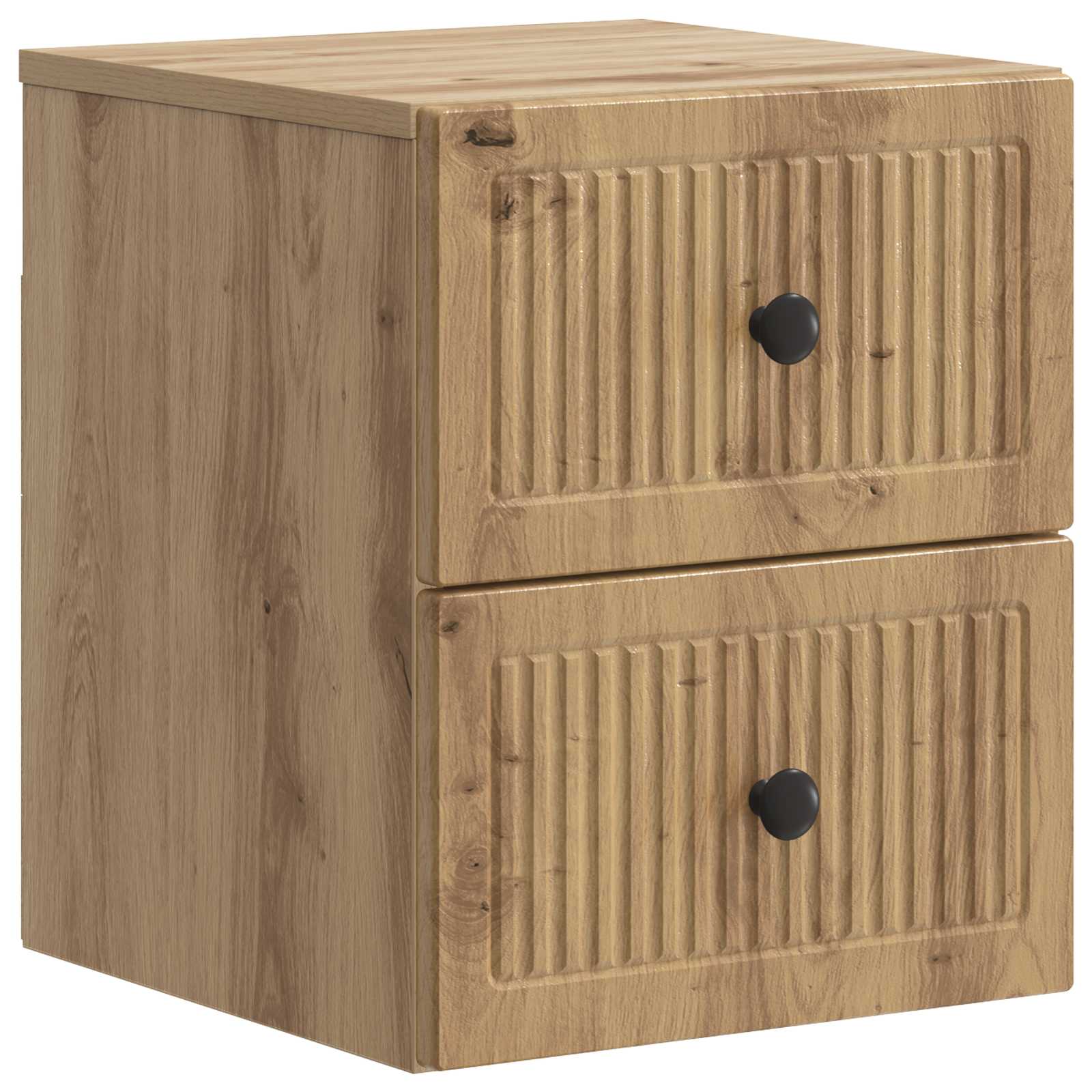 Cabinet de chevet mural 2 pcs Chêne artisanal 33 x 34,5 x 40 cm - XIOS