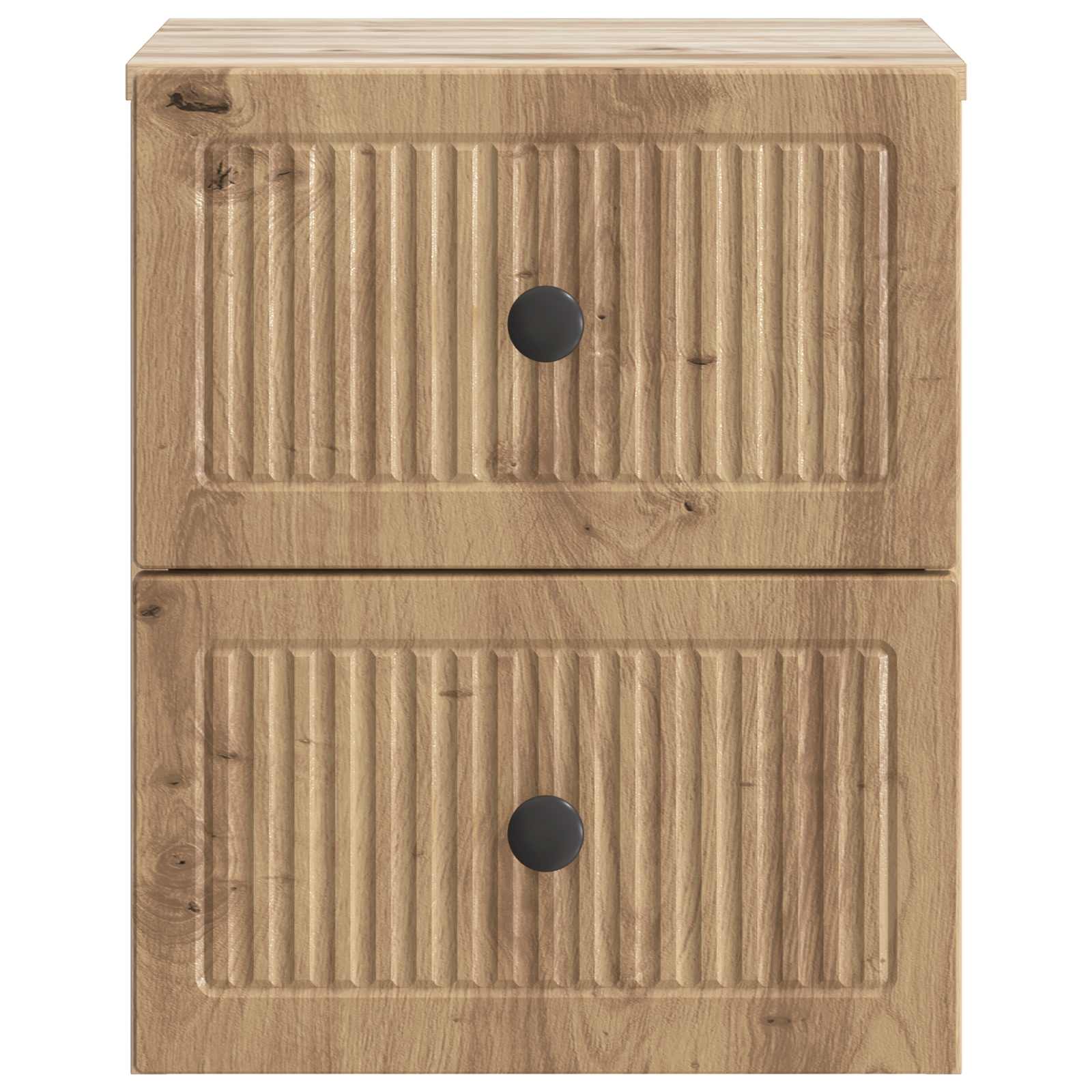 Cabinet de chevet mural 2 pcs Chêne artisanal 33 x 34,5 x 40 cm - XIOS