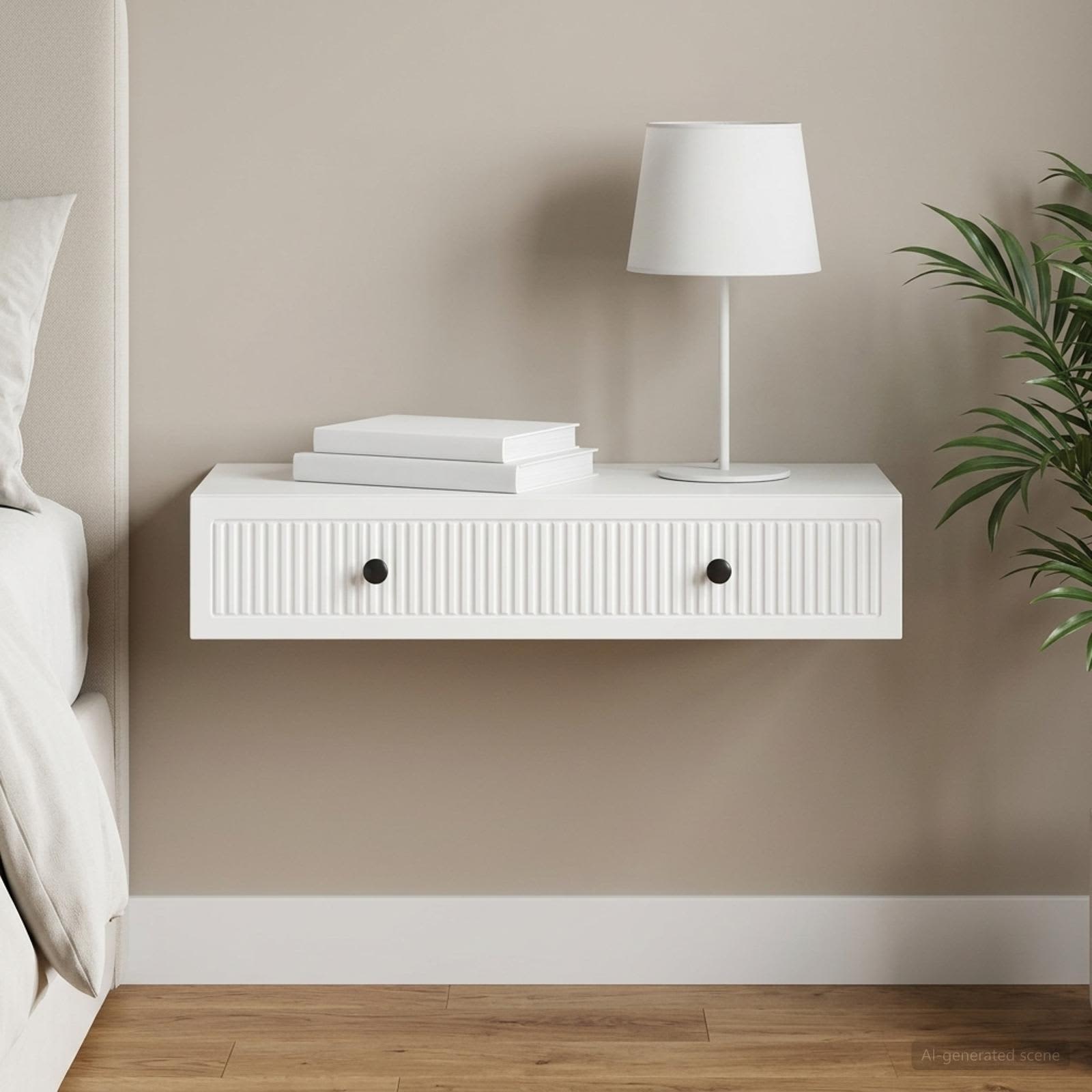Table d'appoint murale Blanc 87,5 x 34,5 x 17 cm - XIOS