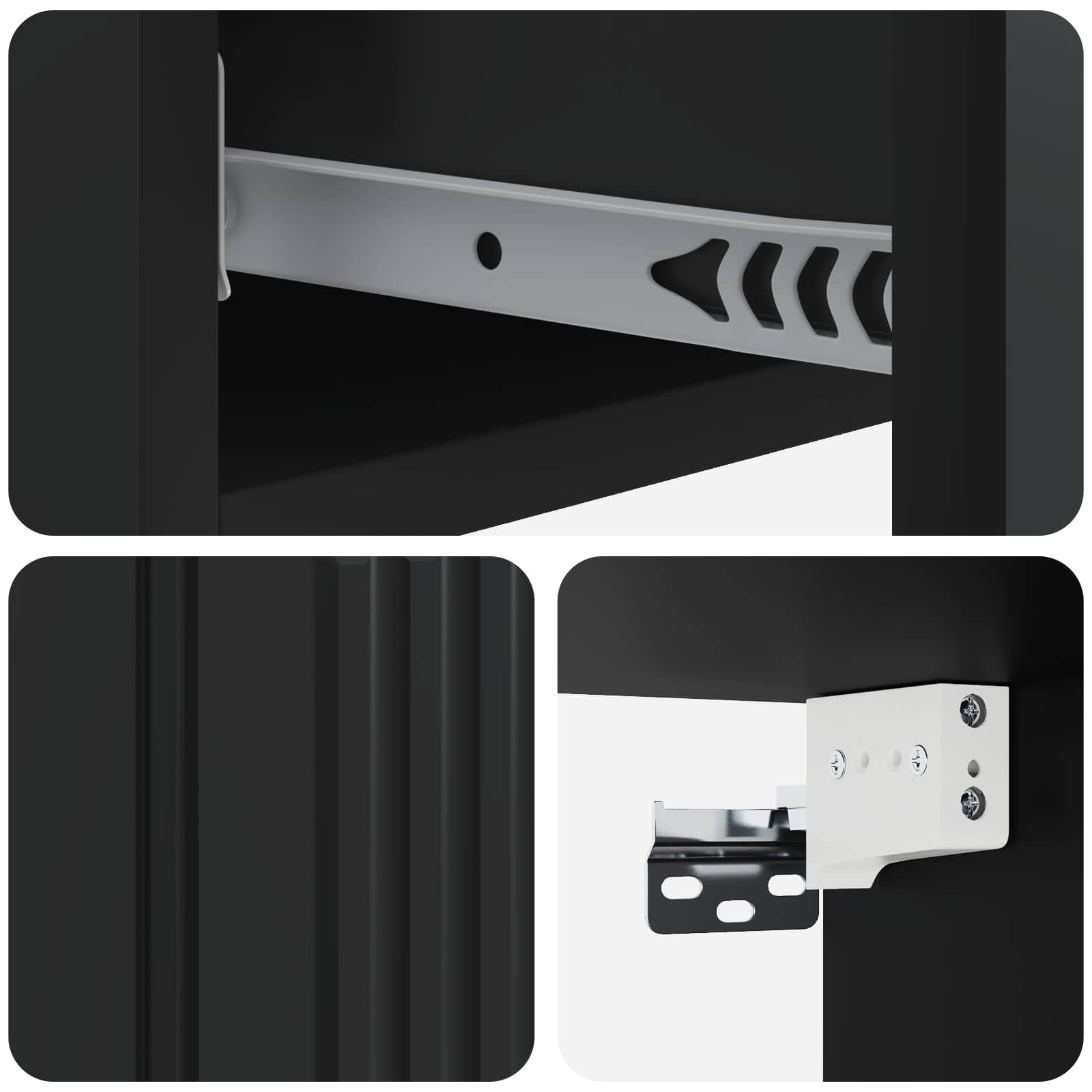 Table d'appoint murale Noir 87,5 x 34,5 x 17 cm - XIOS