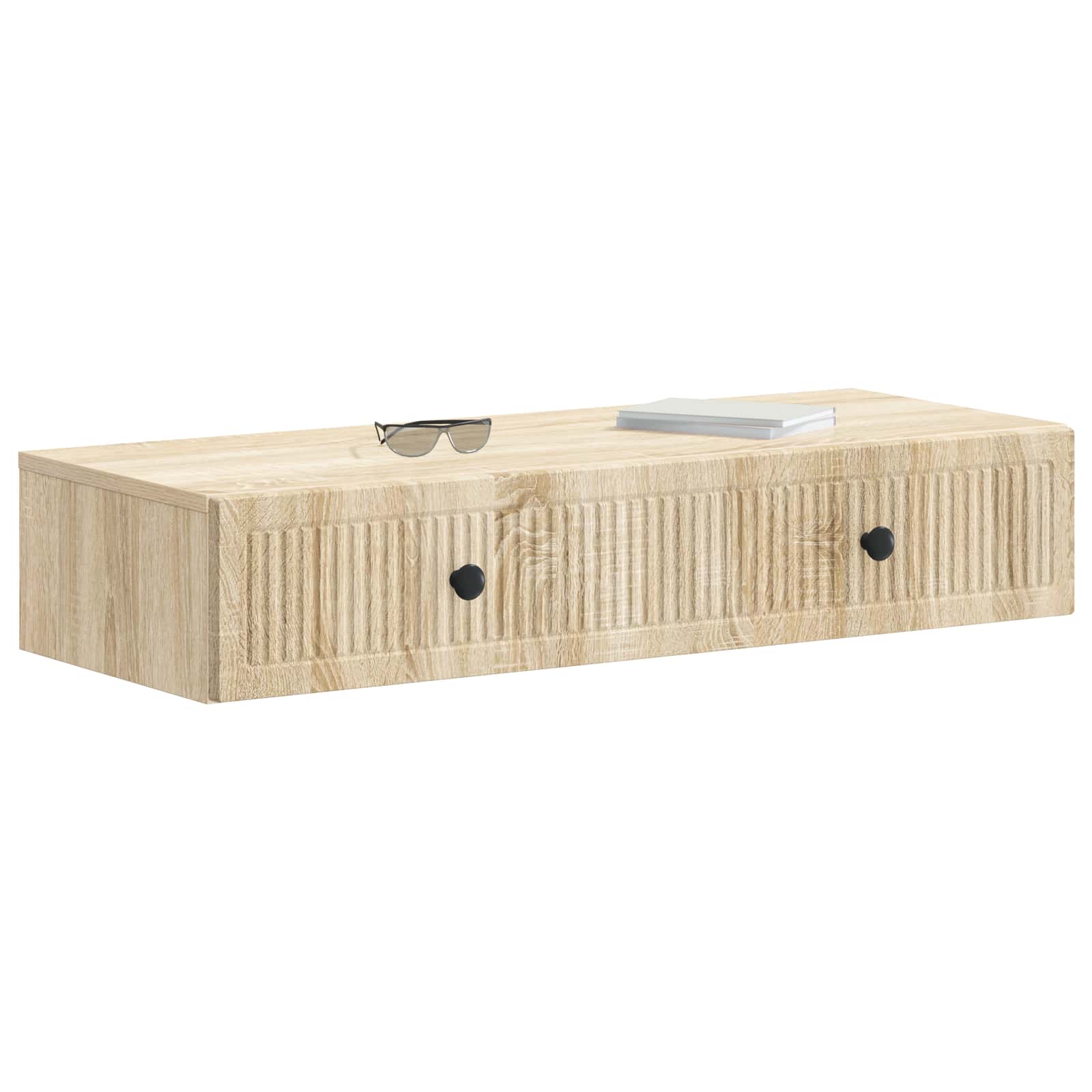 Table d'appoint murale Chêne Sonoma 87,5 x 34,5 x 17 cm - XIOS