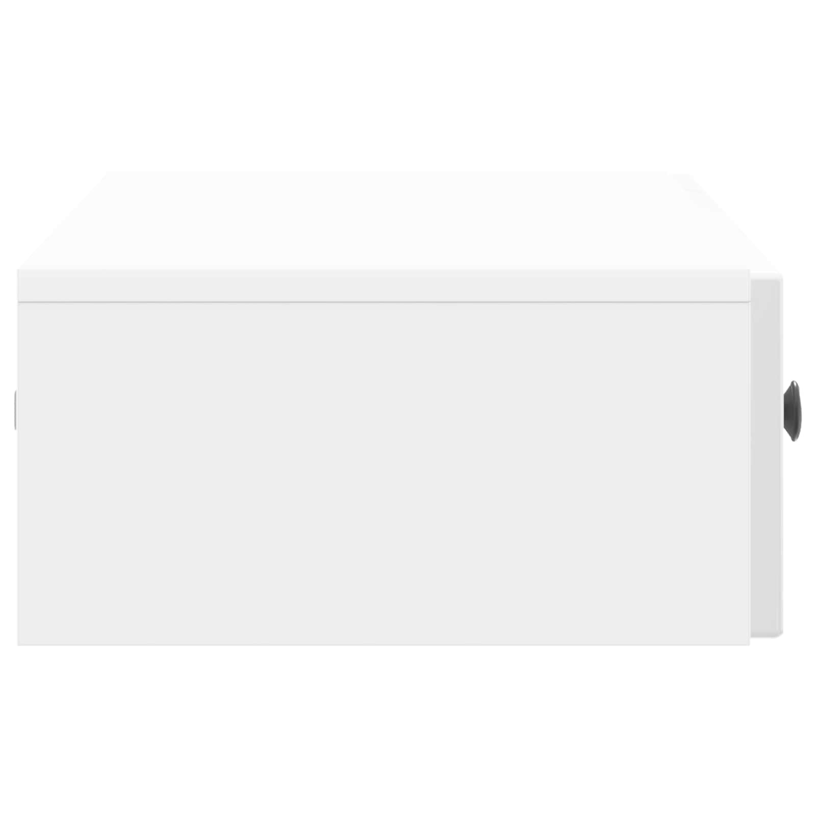 Table d'appoint murale Blanc brillant 87,5 x 34,5 x 17 cm - XIOS