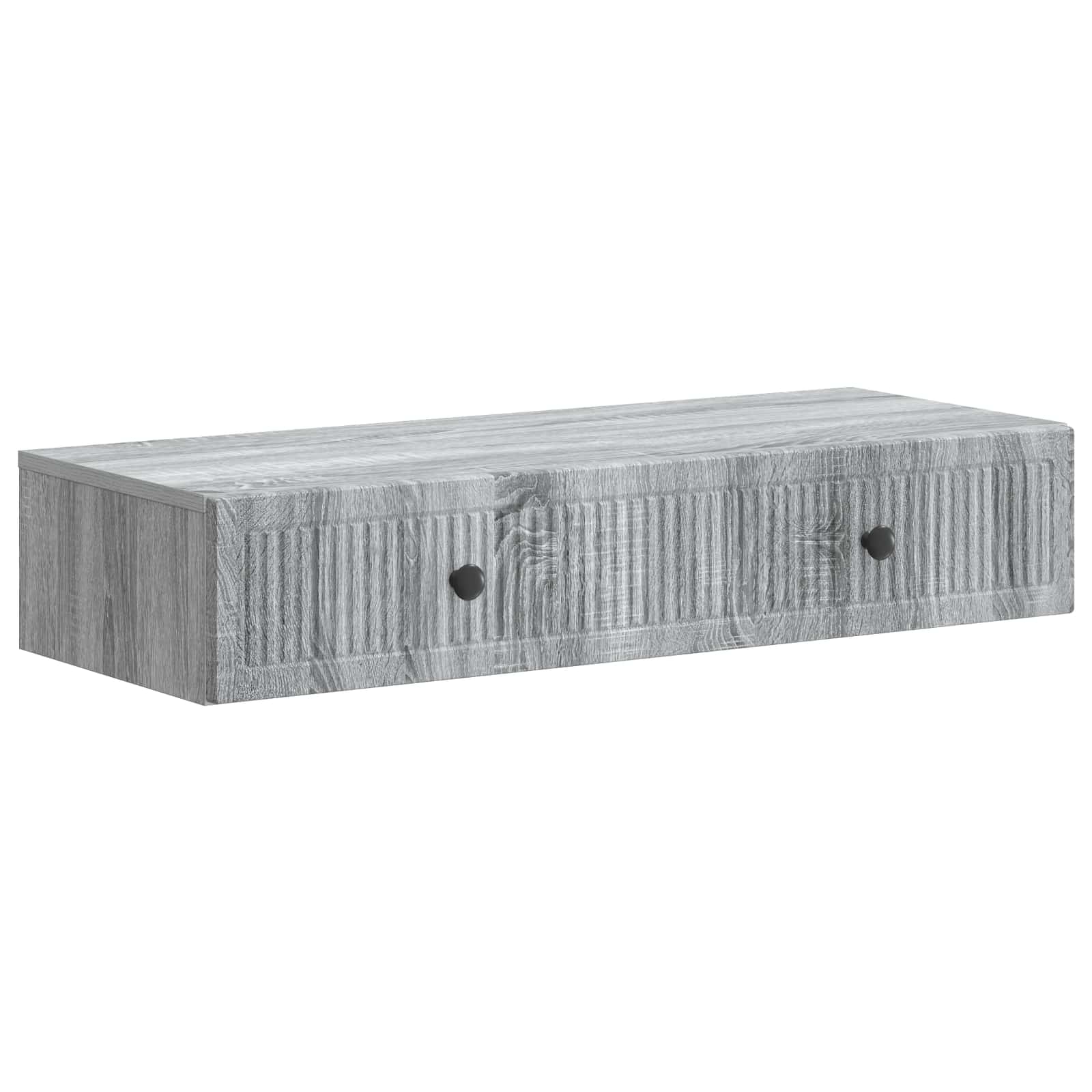 Table d'appoint murale Sonoma gris 87,5 x 34,5 x 17 cm - XIOS