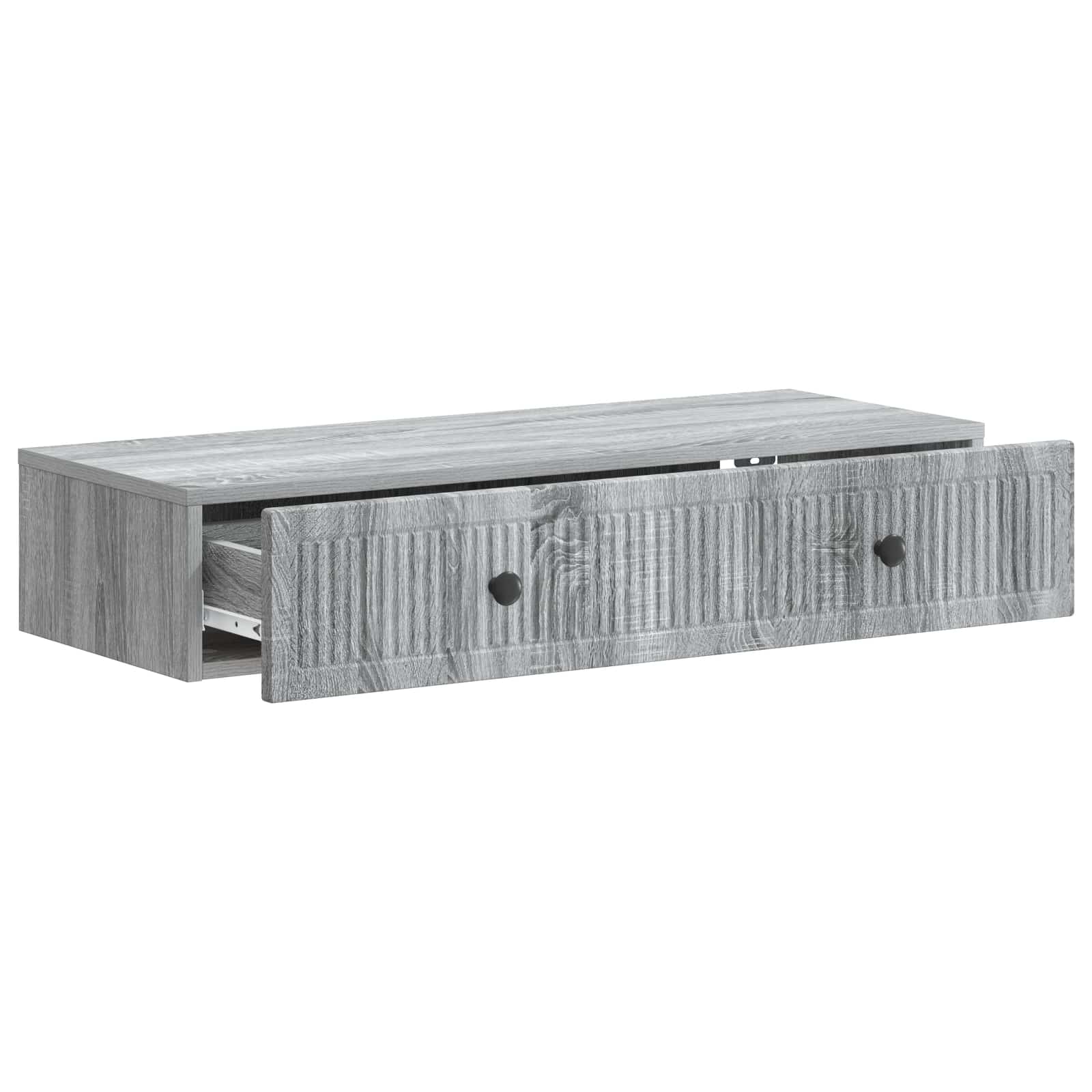 Table d'appoint murale Sonoma gris 87,5 x 34,5 x 17 cm - XIOS