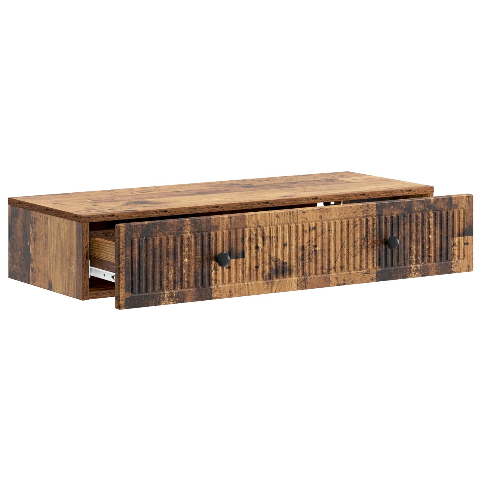 Table d'appoint murale Bois ancien 87,5 x 34,5 x 17 cm - XIOS