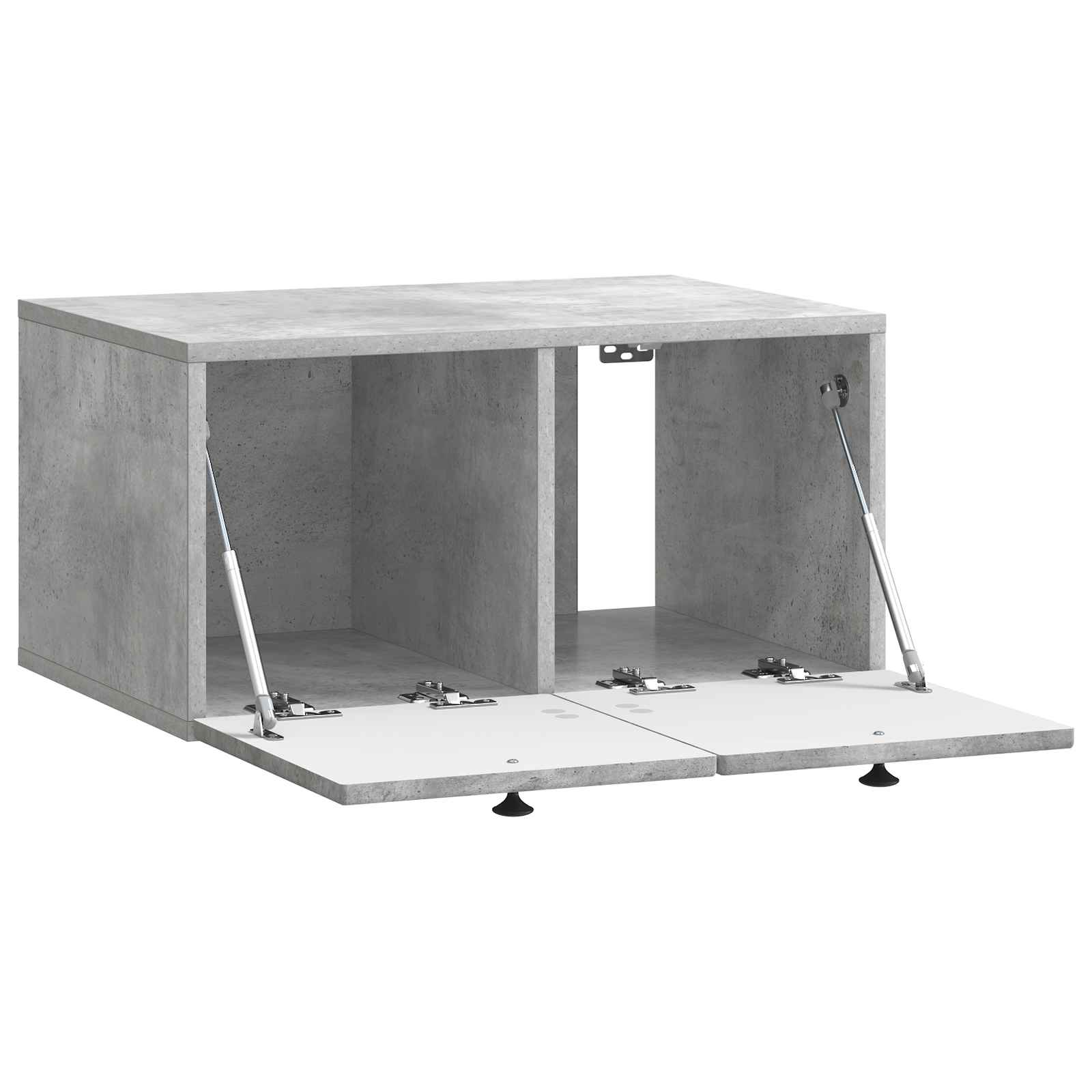 Meuble TV mural Gris béton 59,5 x 41 x 30 cm Bois d'ingénierie - XIOS