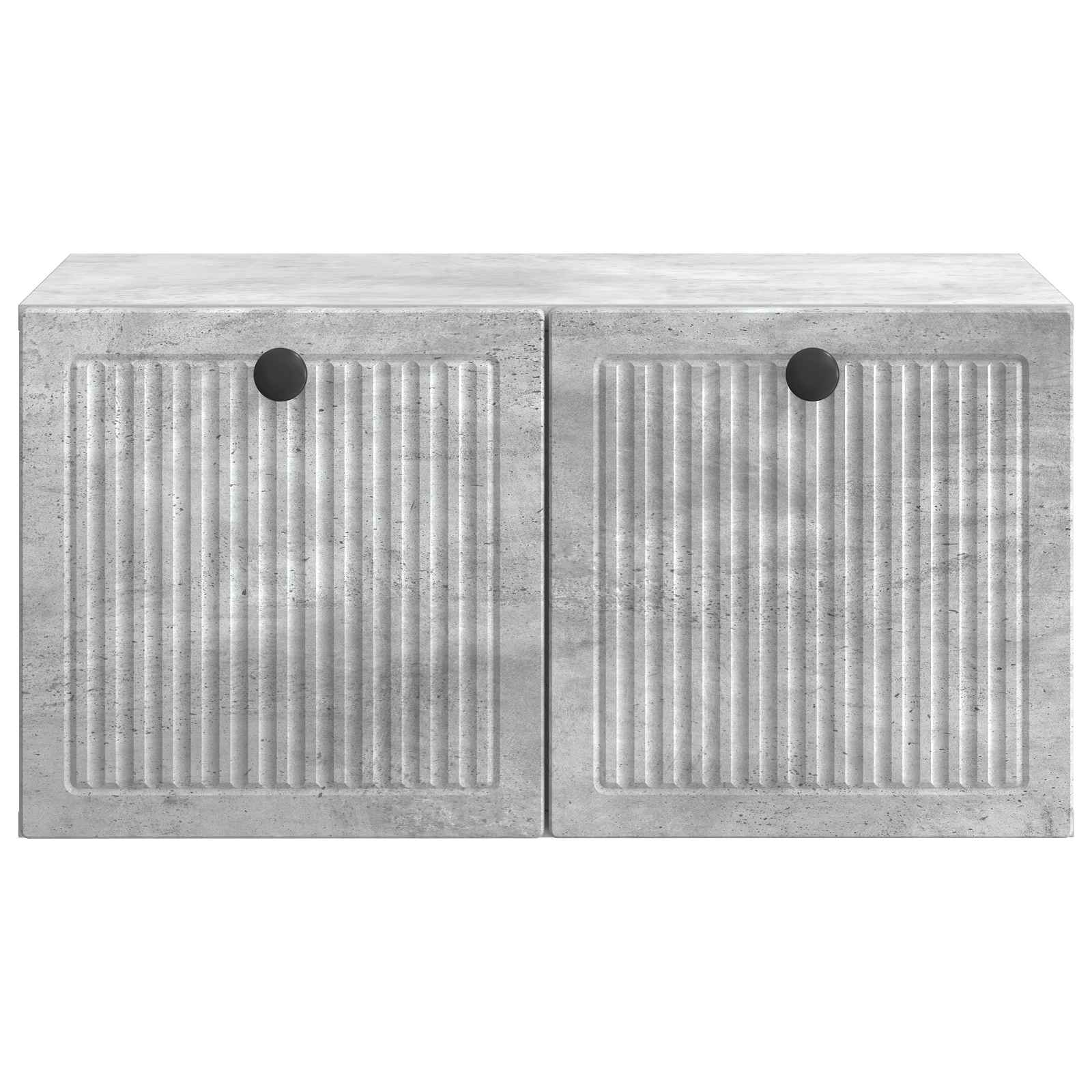 Meuble TV mural Gris béton 59,5 x 41 x 30 cm Bois d'ingénierie - XIOS