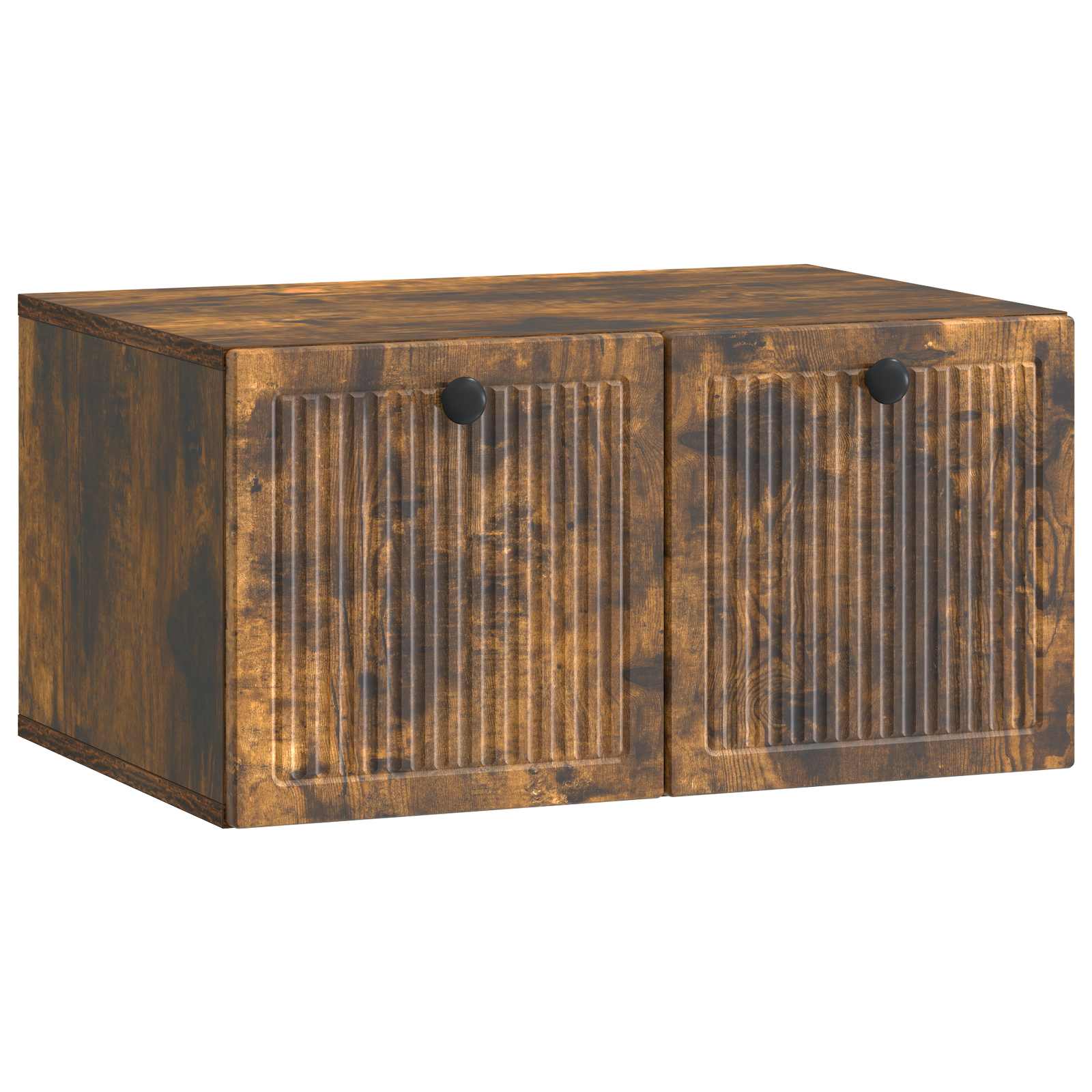 Meuble TV mural Chêne fumé 59,5 x 41 x 30 cm Bois d'ingénierie - XIOS