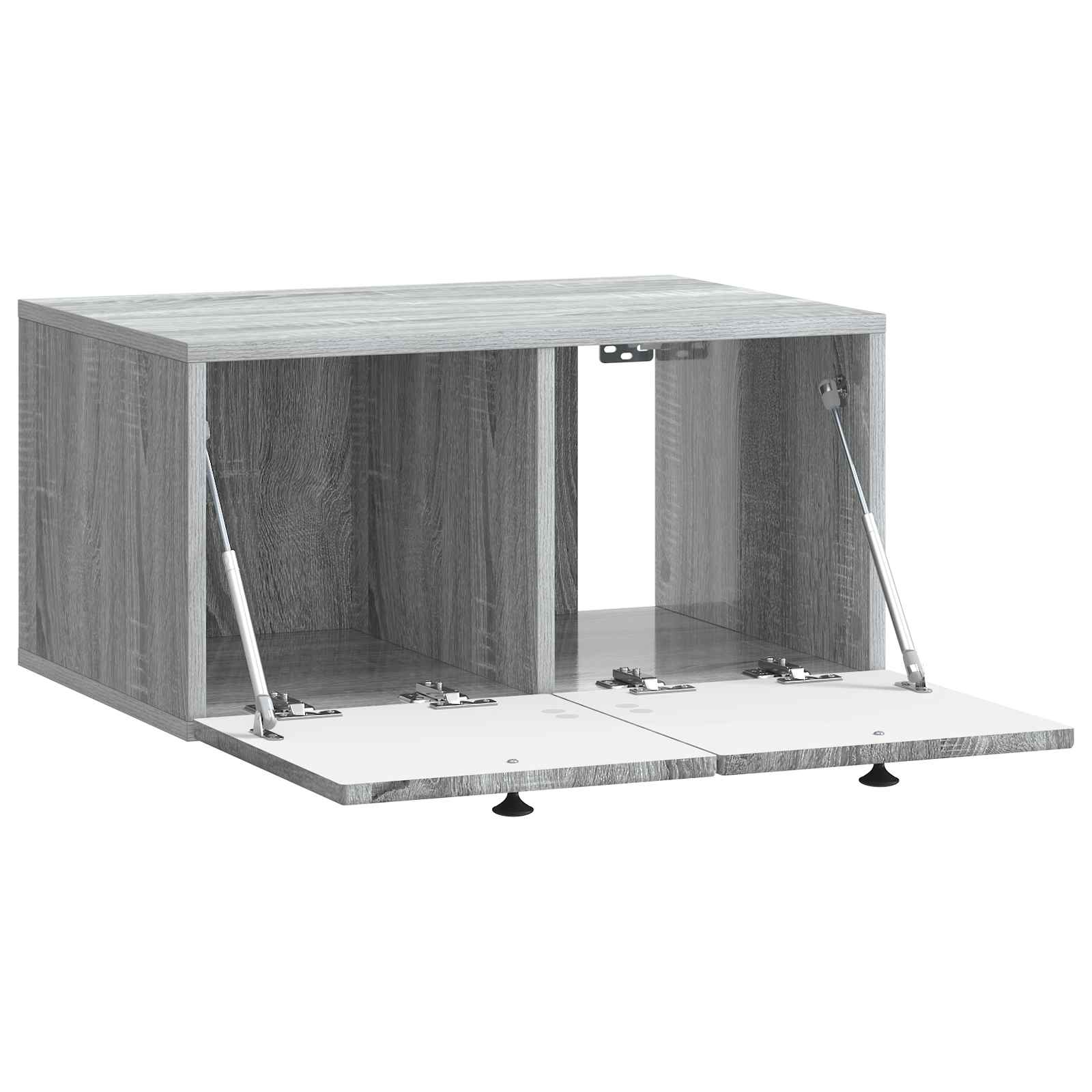 Meuble TV mural Sonoma gris 59,5 x 41 x 30 cm Bois d'ingénierie - XIOS