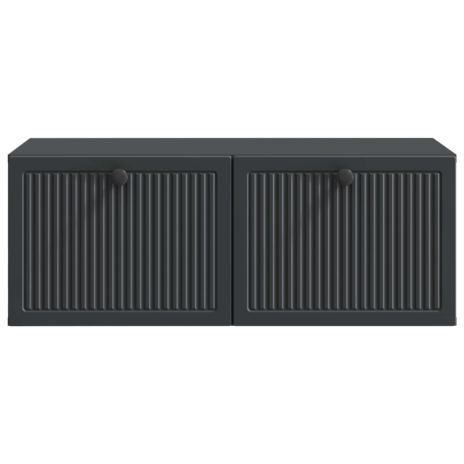 Meuble TV mural Noir 78,5 x 41 x 30 cm Bois d'ingénierie - XIOS