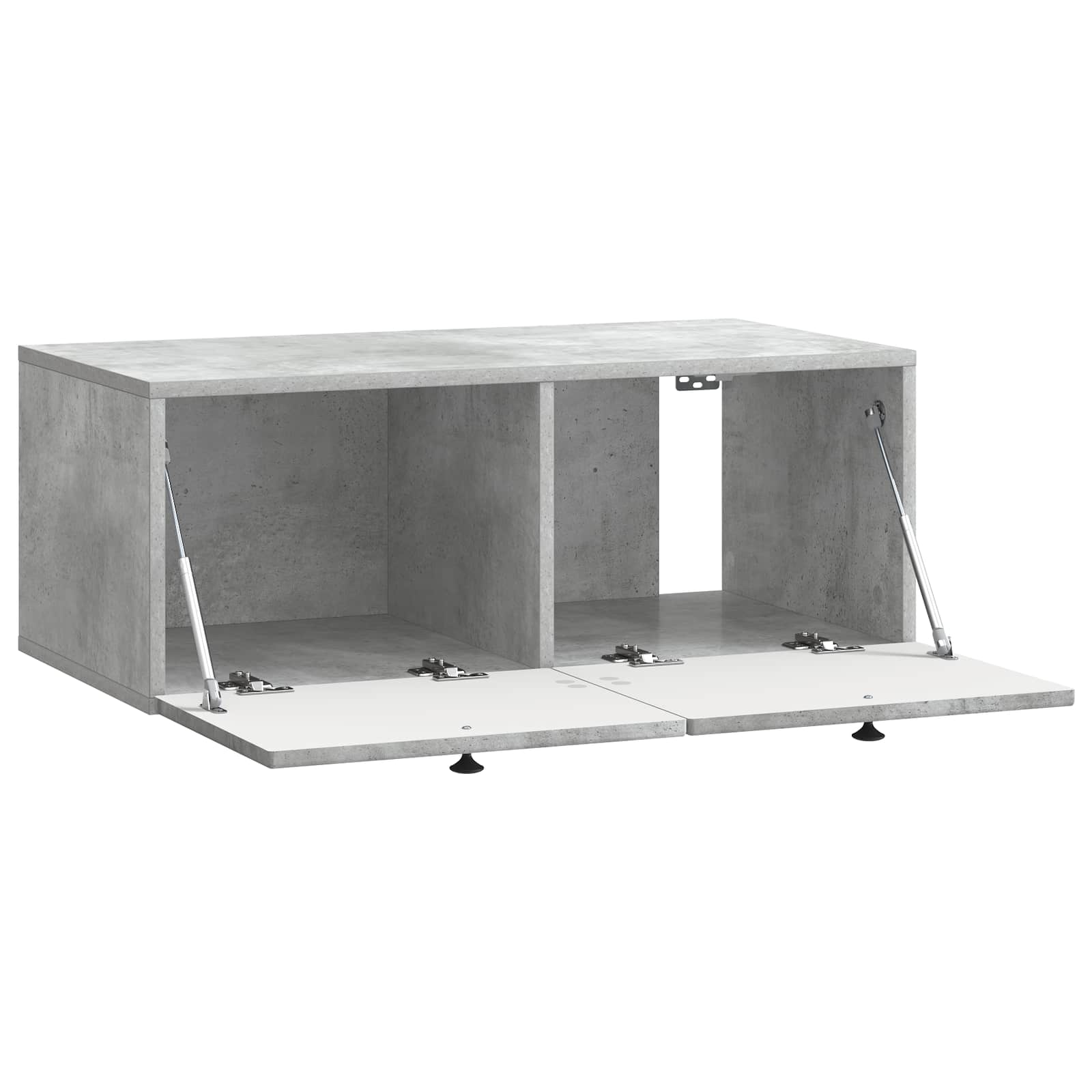 Meuble TV mural Gris béton 78,5 x 41 x 30 cm Bois d'ingénierie - XIOS