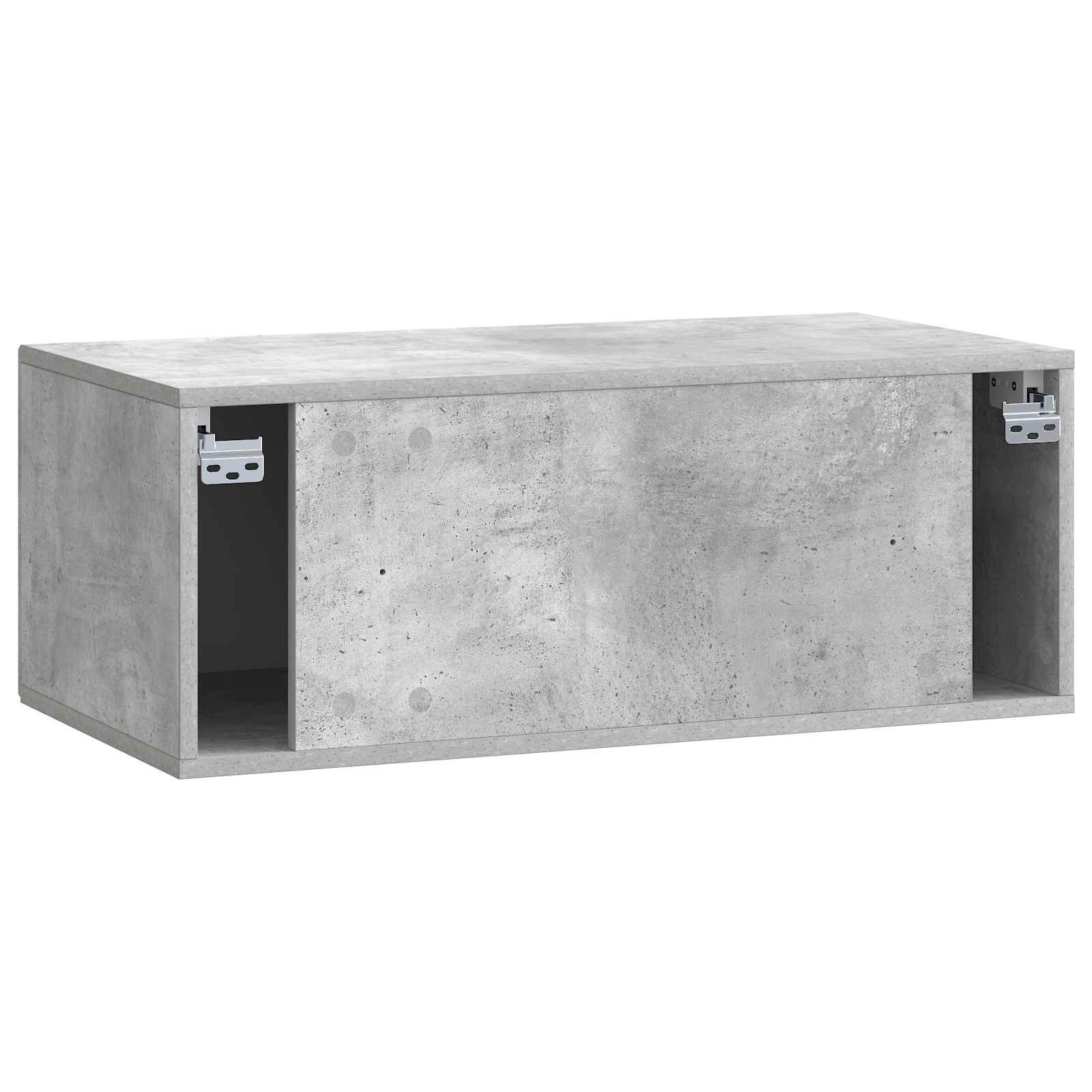 Meuble TV mural Gris béton 78,5 x 41 x 30 cm Bois d'ingénierie - XIOS