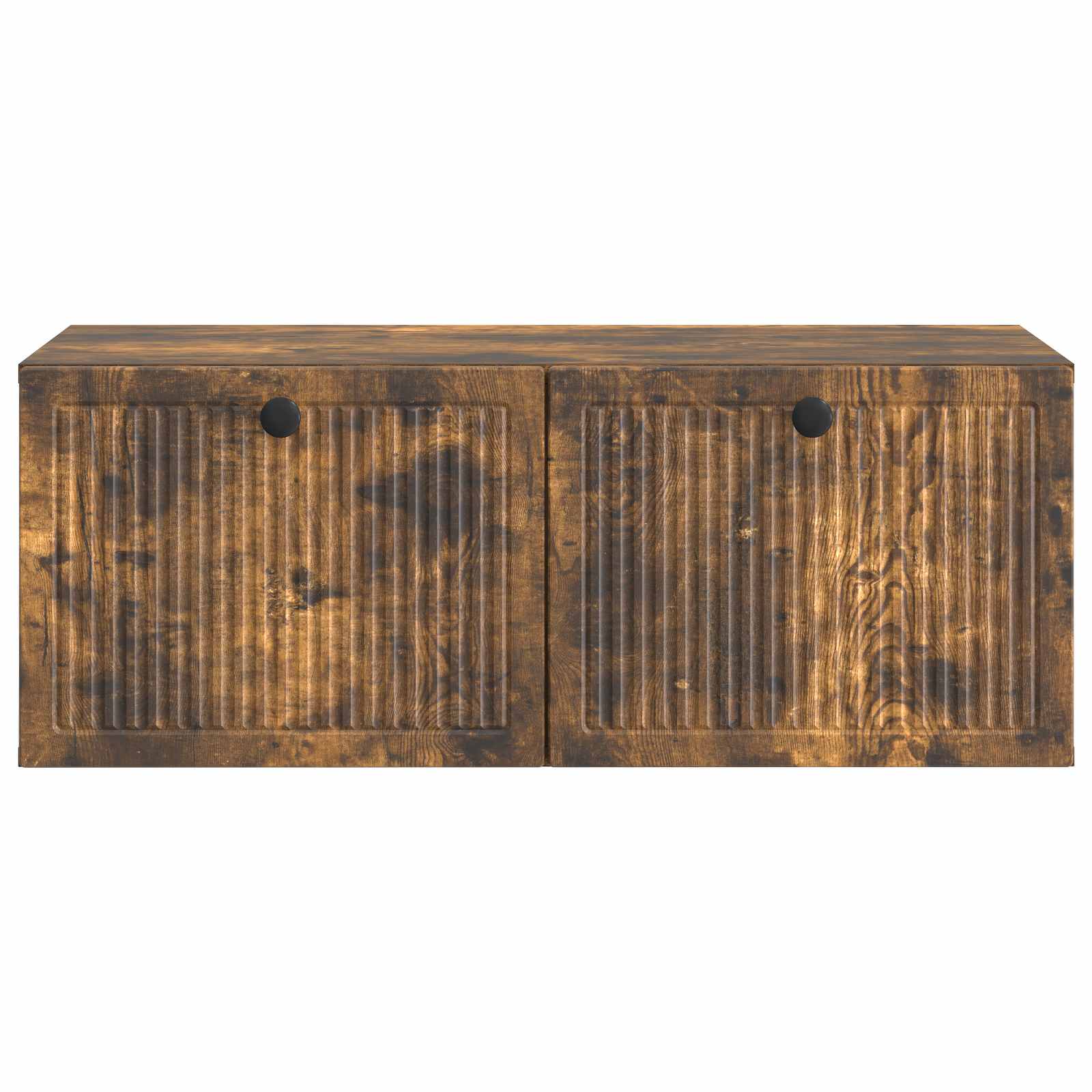Meuble TV mural Chêne fumé 78,5 x 41 x 30 cm Bois d'ingénierie - XIOS