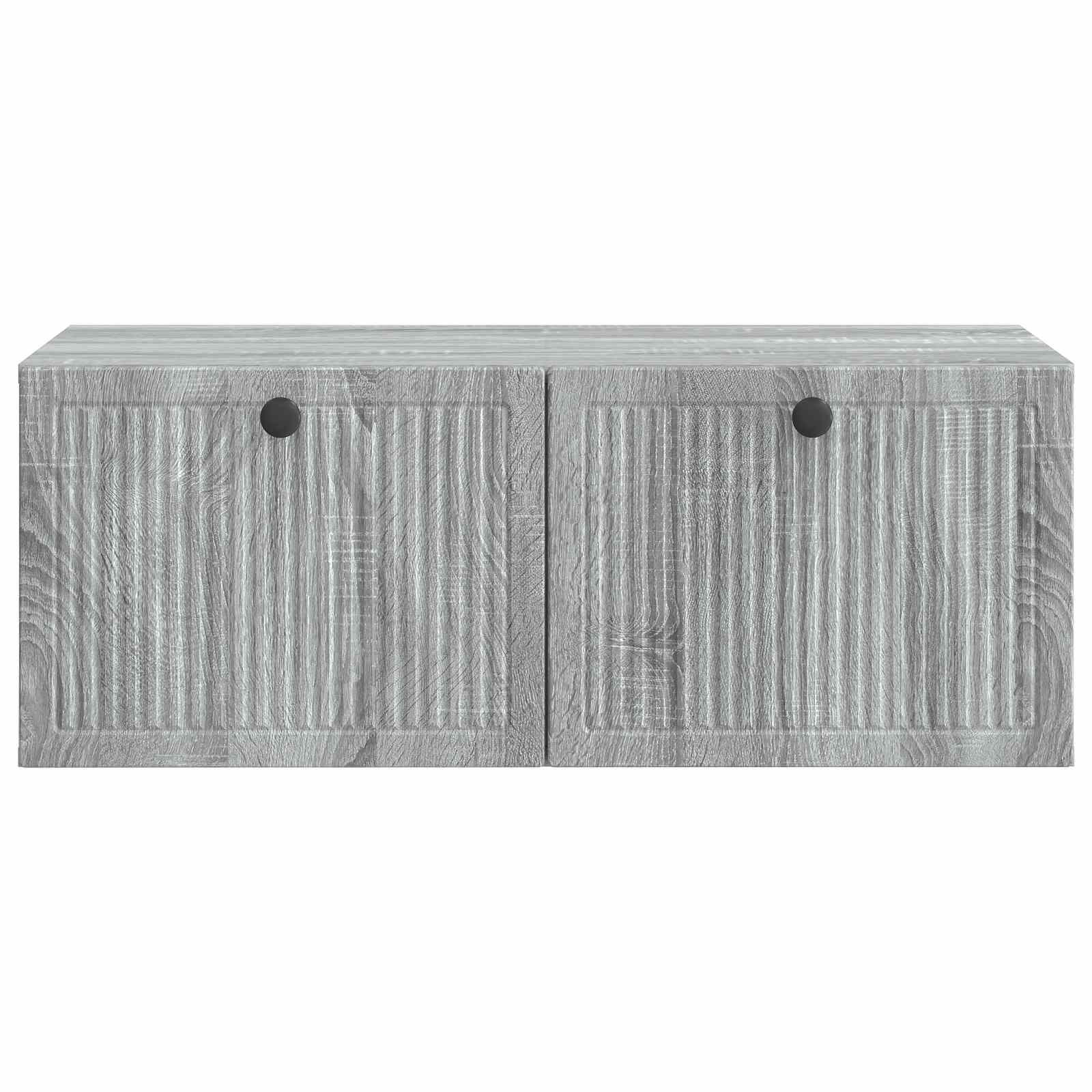 Meuble TV mural Sonoma gris 78,5 x 41 x 30 cm Bois d'ingénierie - XIOS