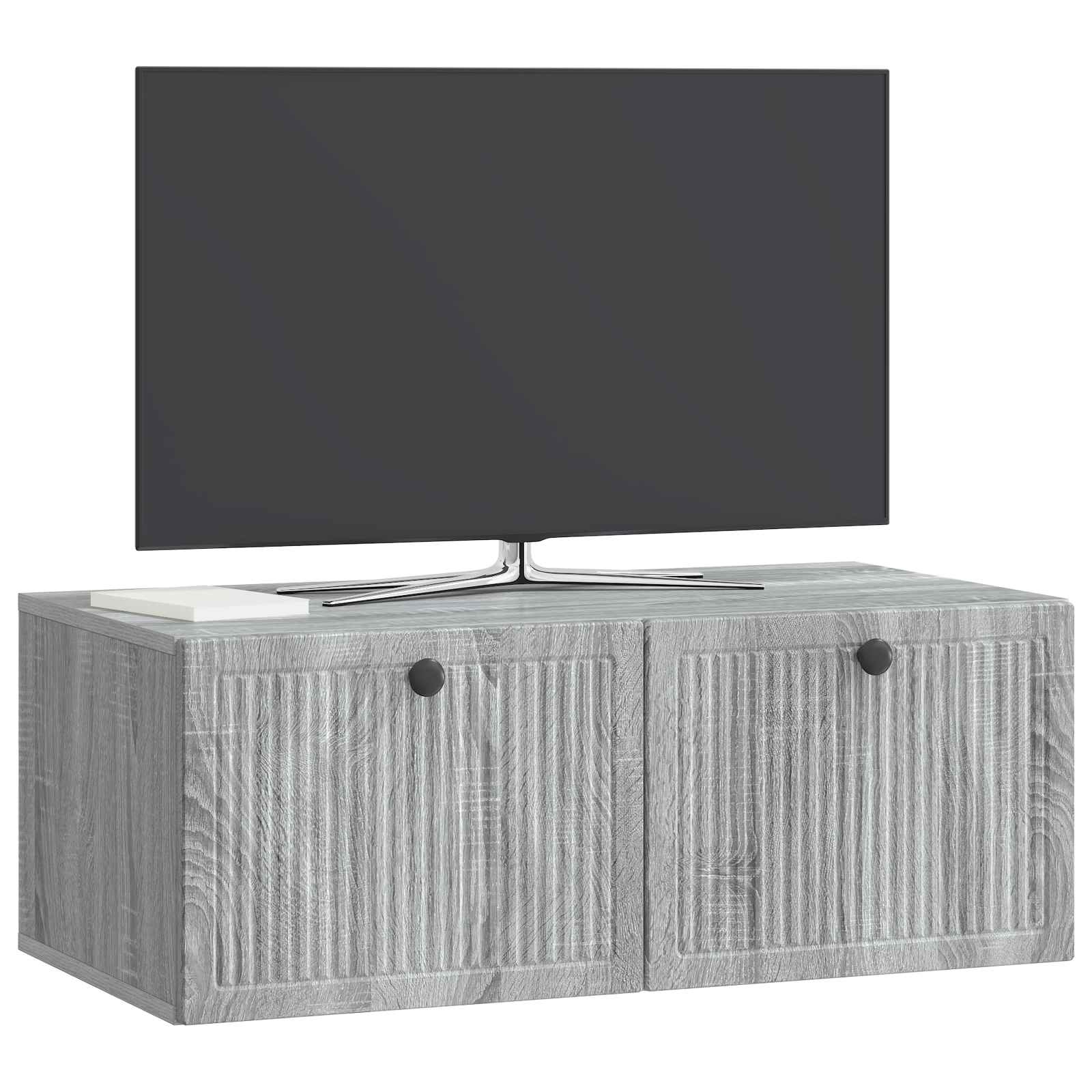 Meuble TV mural Sonoma gris 78,5 x 41 x 30 cm Bois d'ingénierie - XIOS