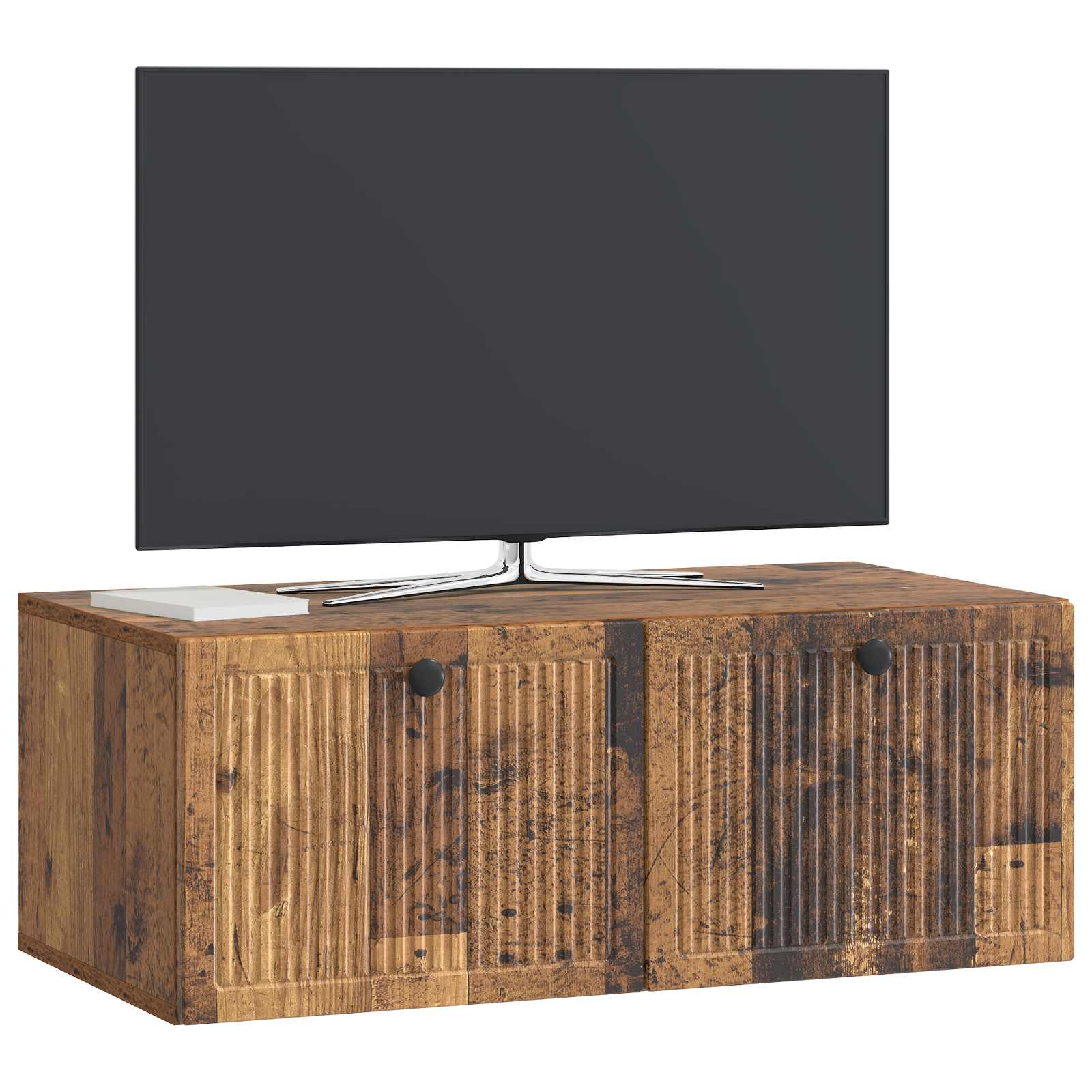 Meuble TV mural Bois ancien 78,5 x 41 x 30 cm Bois d'ingénierie - XIOS