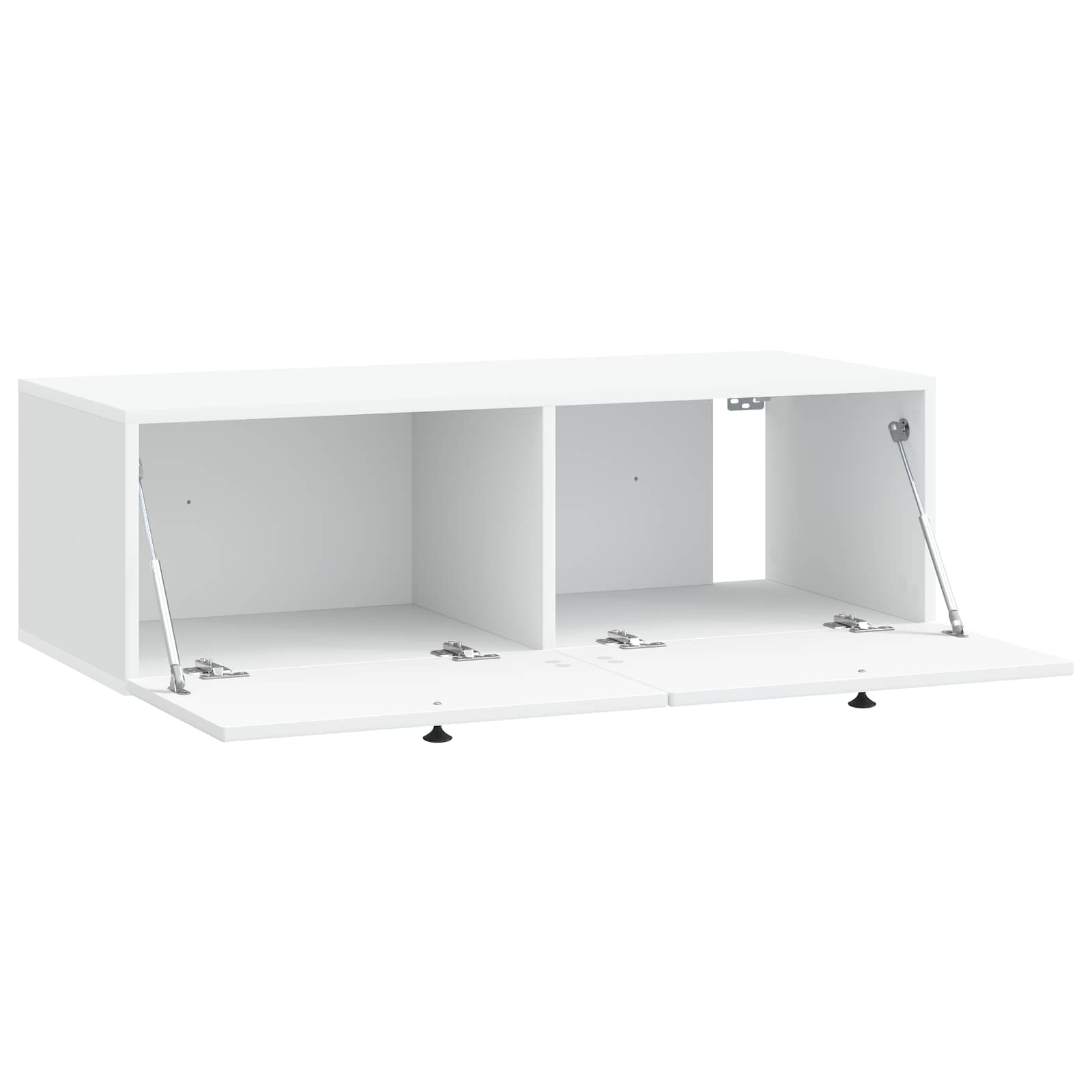 Meuble TV mural Blanc 98 x 41 x 30 cm Bois d'ingénierie - XIOS