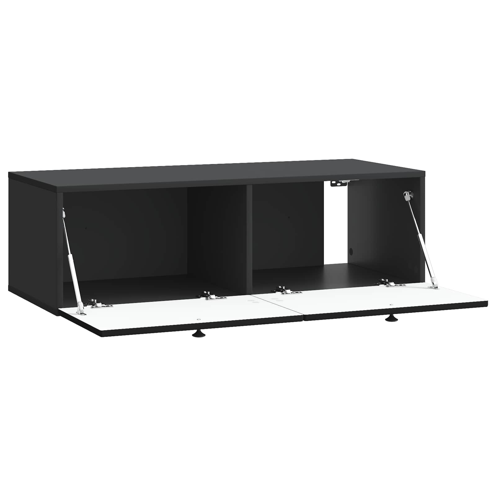 Meuble TV mural Noir 98 x 41 x 30 cm Bois d'ingénierie - XIOS