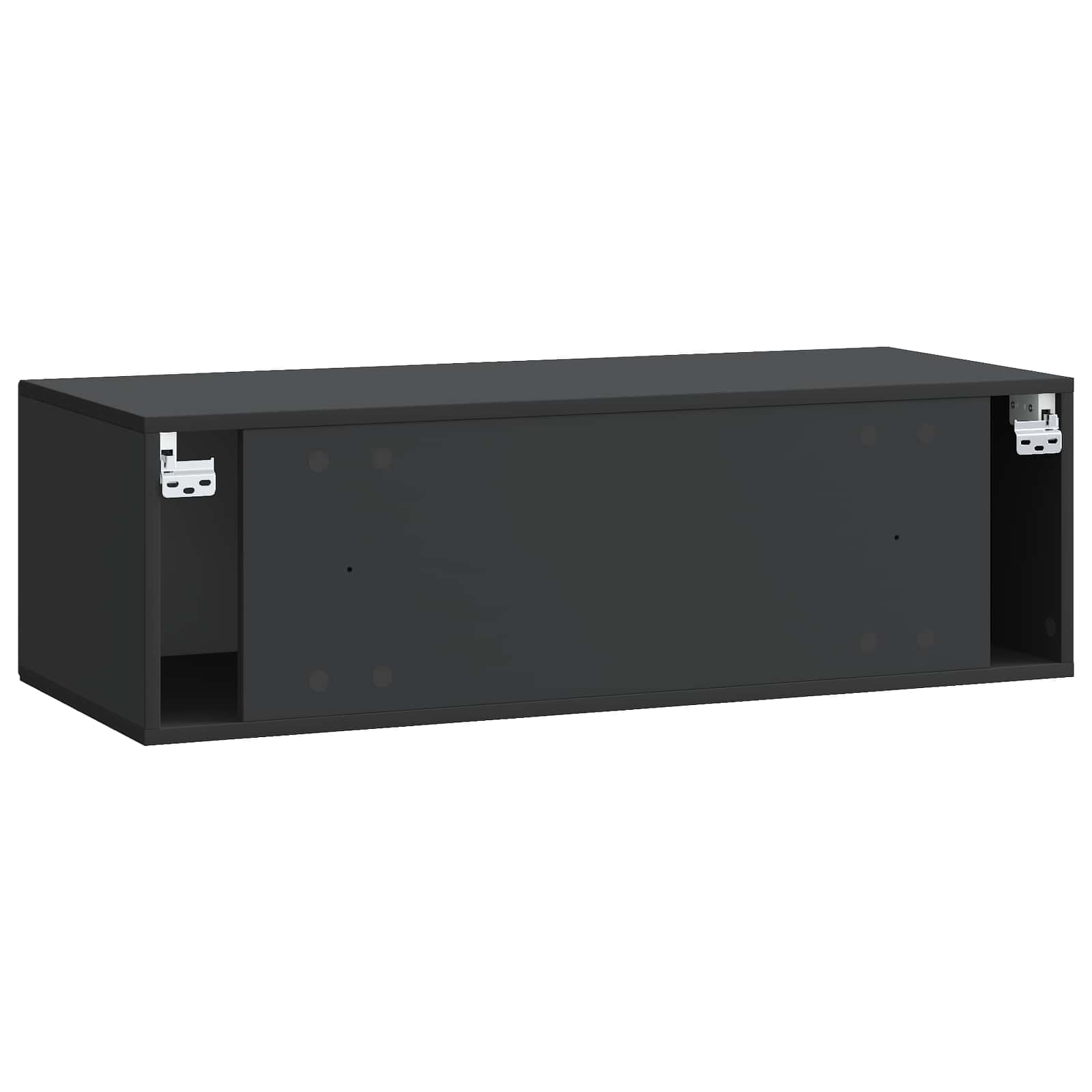 Meuble TV mural Noir 98 x 41 x 30 cm Bois d'ingénierie - XIOS